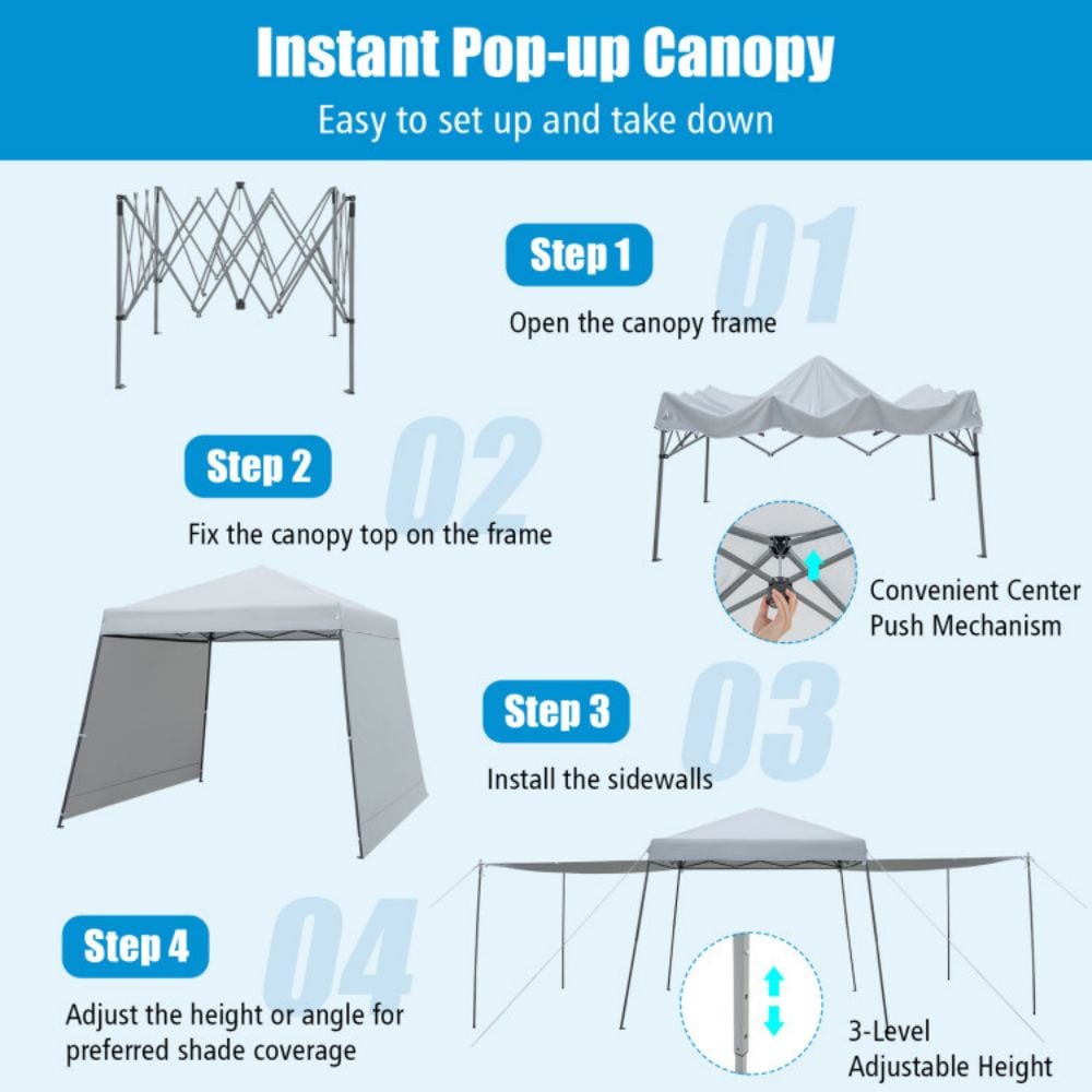 WELLFOR TDS10024GR Canopy-Storage - View #6