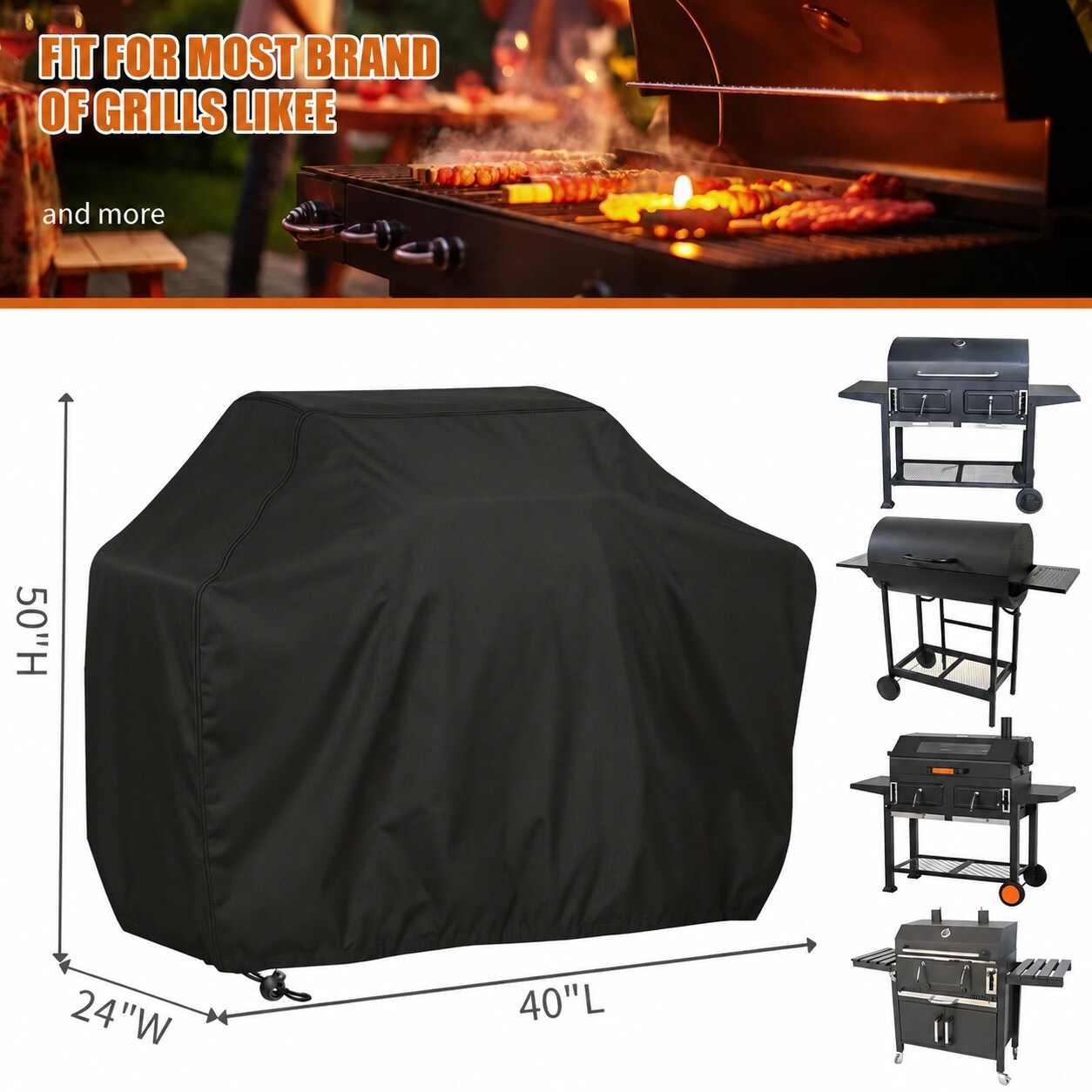 Justincity LJT0825J0049 Grill-Covers - View #2