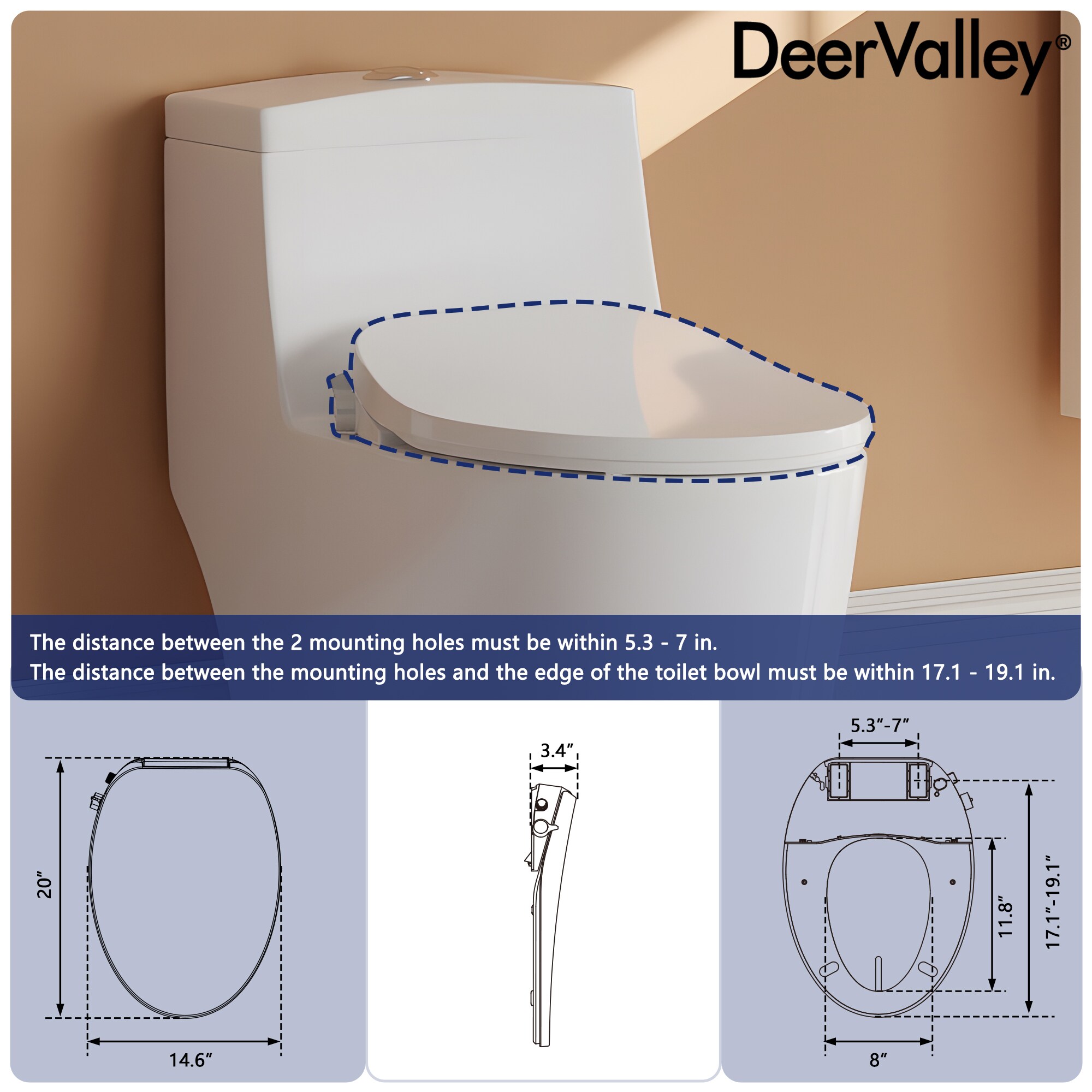DeerValley DV-1S0028 Bidet-Toilet-Seats - View #10