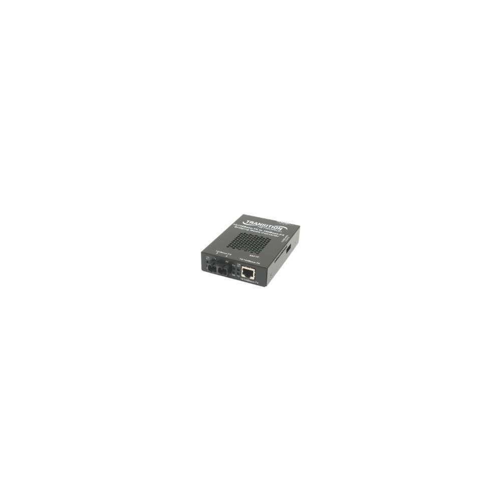  TGRDC97515 Transition Networks SBFTF1013-105-NA 10 and 100 Bridging 10 and 100 Base Tx to 100 Base Fx Media Converter