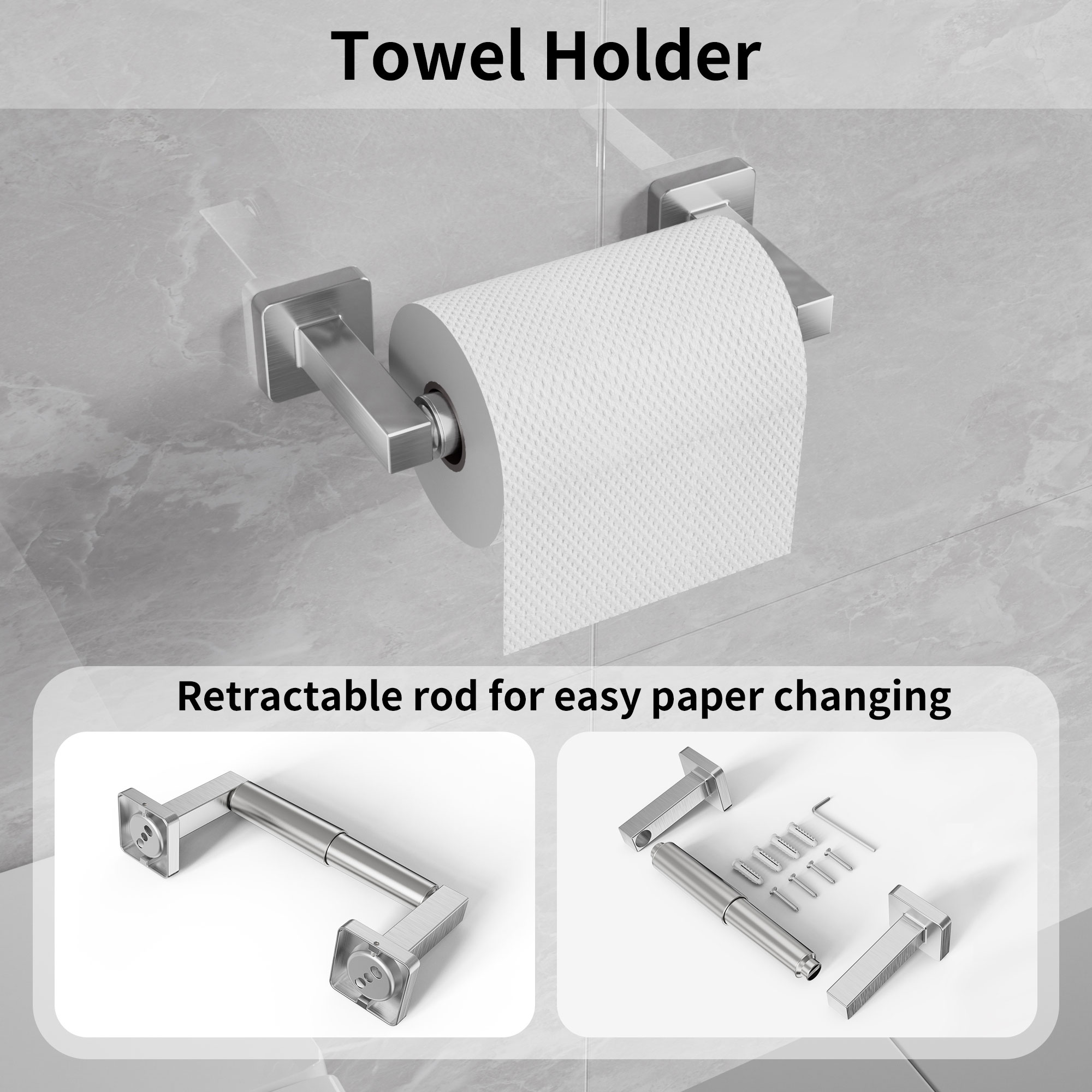 PAIHOME LS-BHS-RBN-4-3P Bathroom-Accessories - View #5