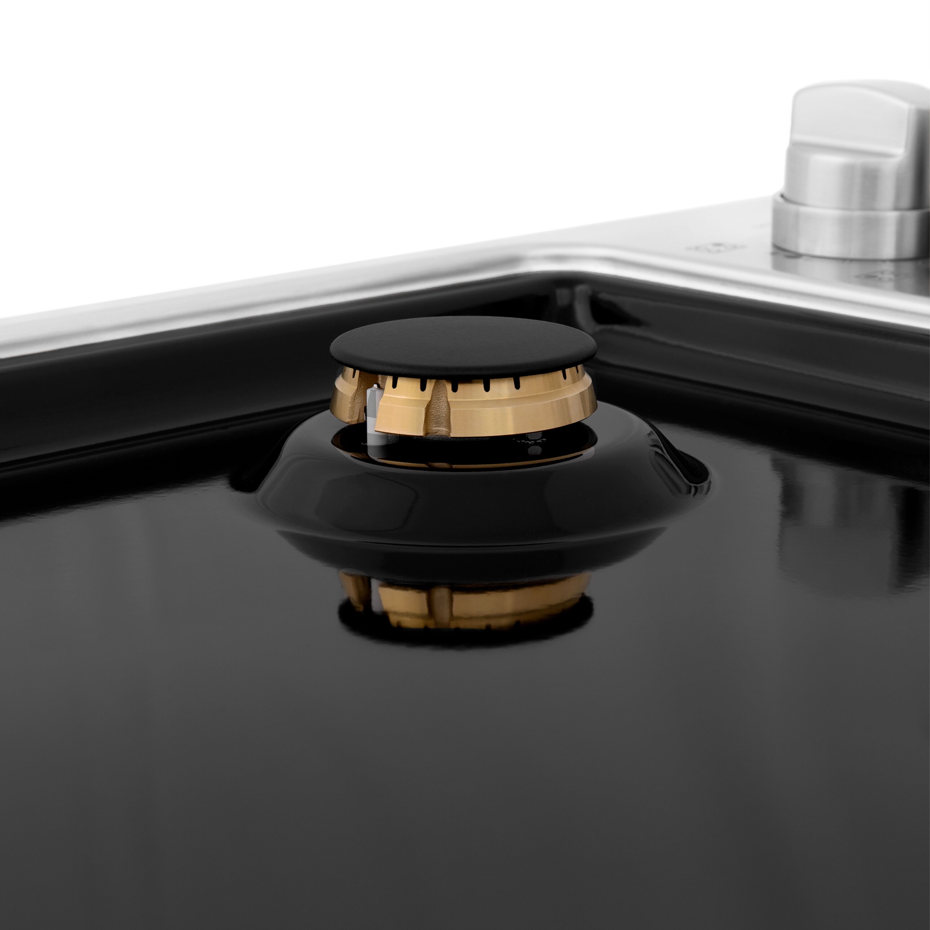 ZLINE 30" Stainless Steel Gas Cooktop with 4 Brass Burners