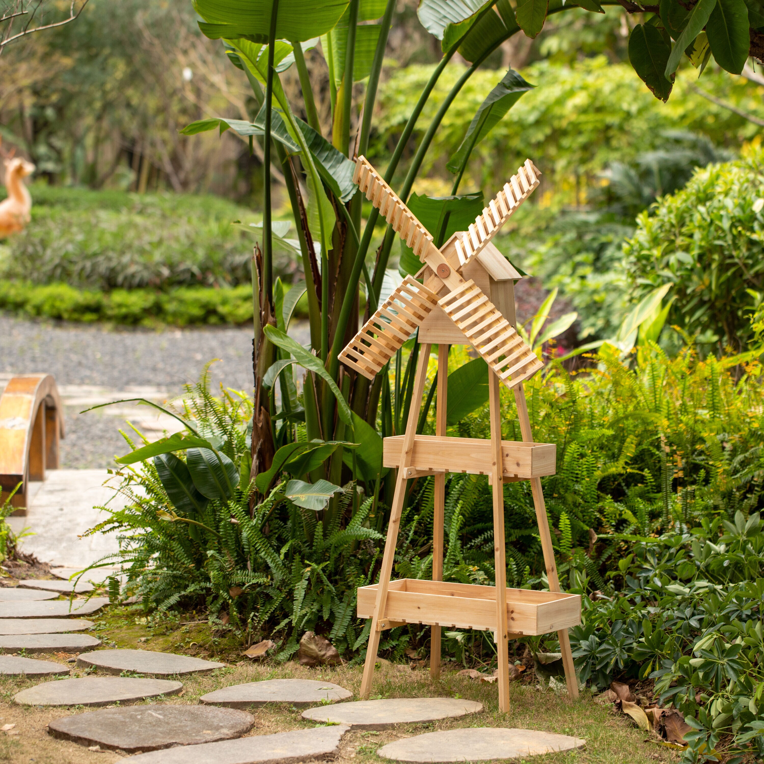 Vintiquewise QI004600 Plant-Stand - View #3