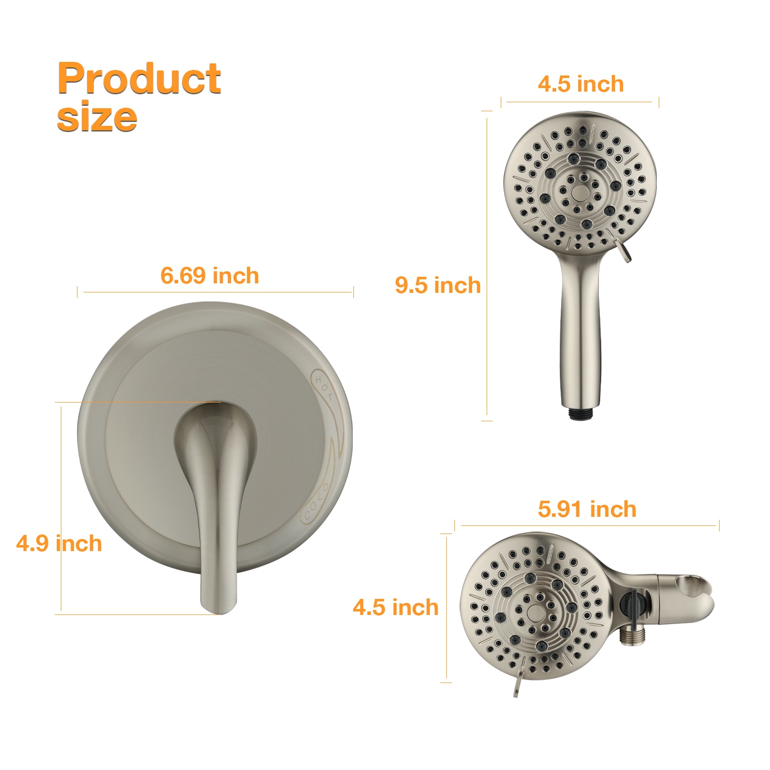UCLIMAA UCA3794BN Showerhead-Bar-Panels - View #8