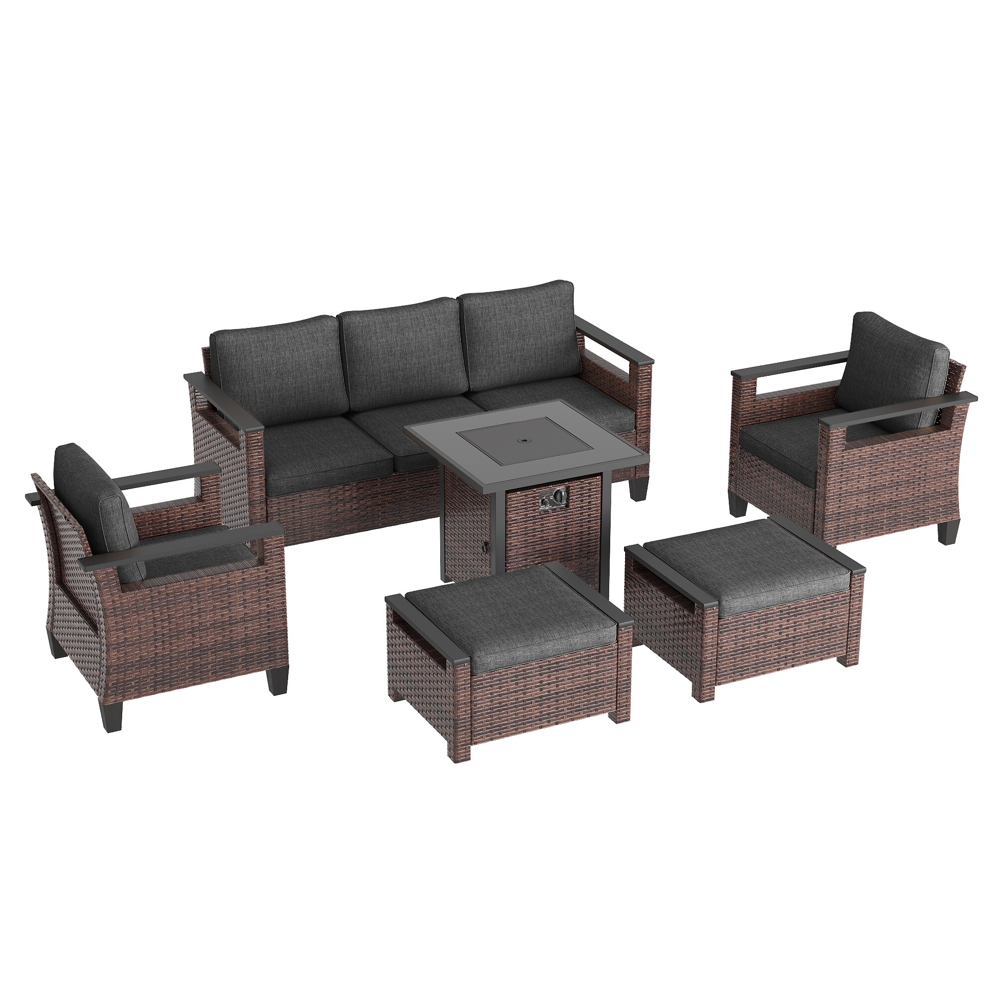 ACEGOSES LW-126BBK-T4 Patio-Conversation-Sets - View #2