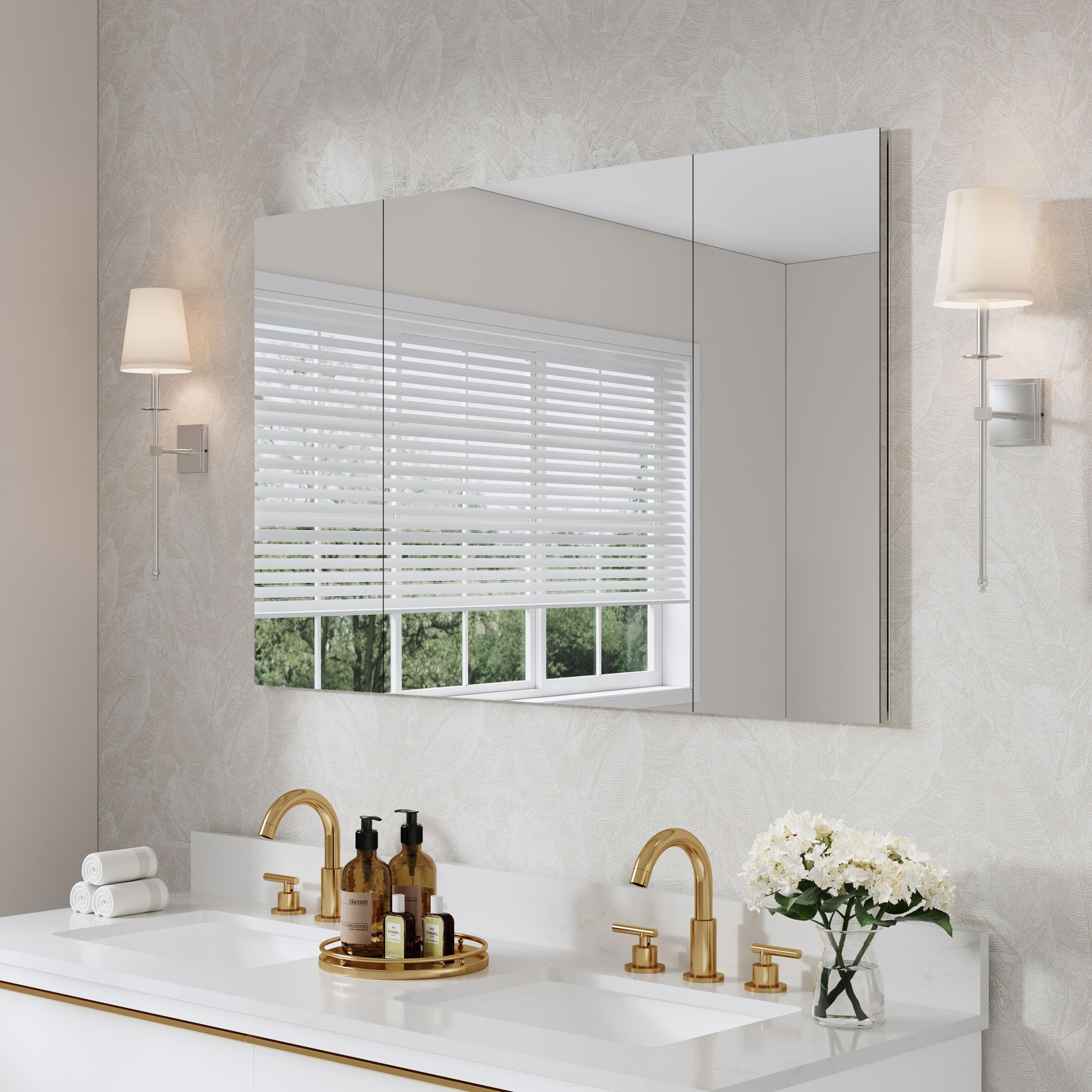 WELLFOR ROSA122412LRR Bathroom-Medicine-Cabinets - View #7