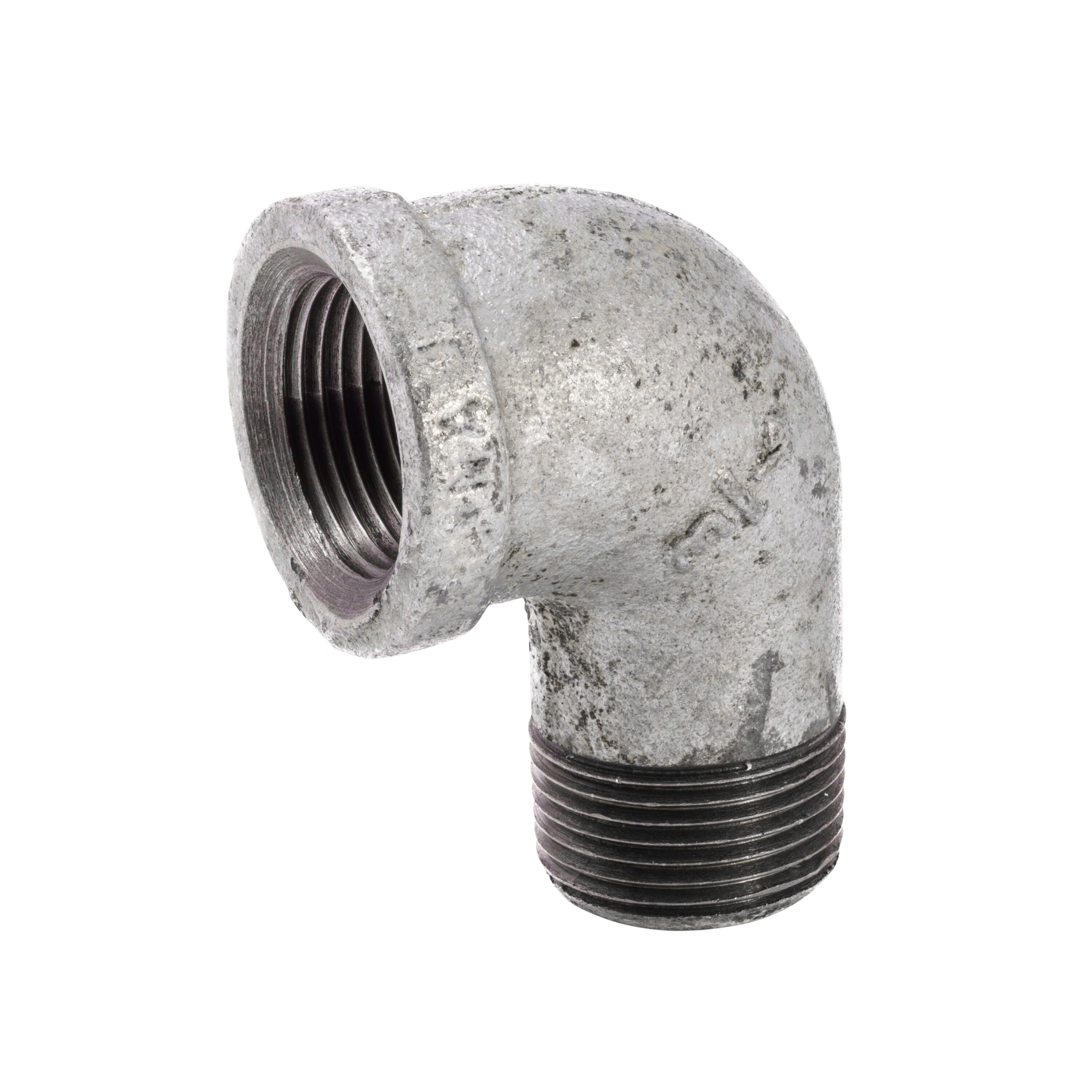 Pipe Fitting Insert Reducing Elbow, Female, Poly, 1 x 3/4-In