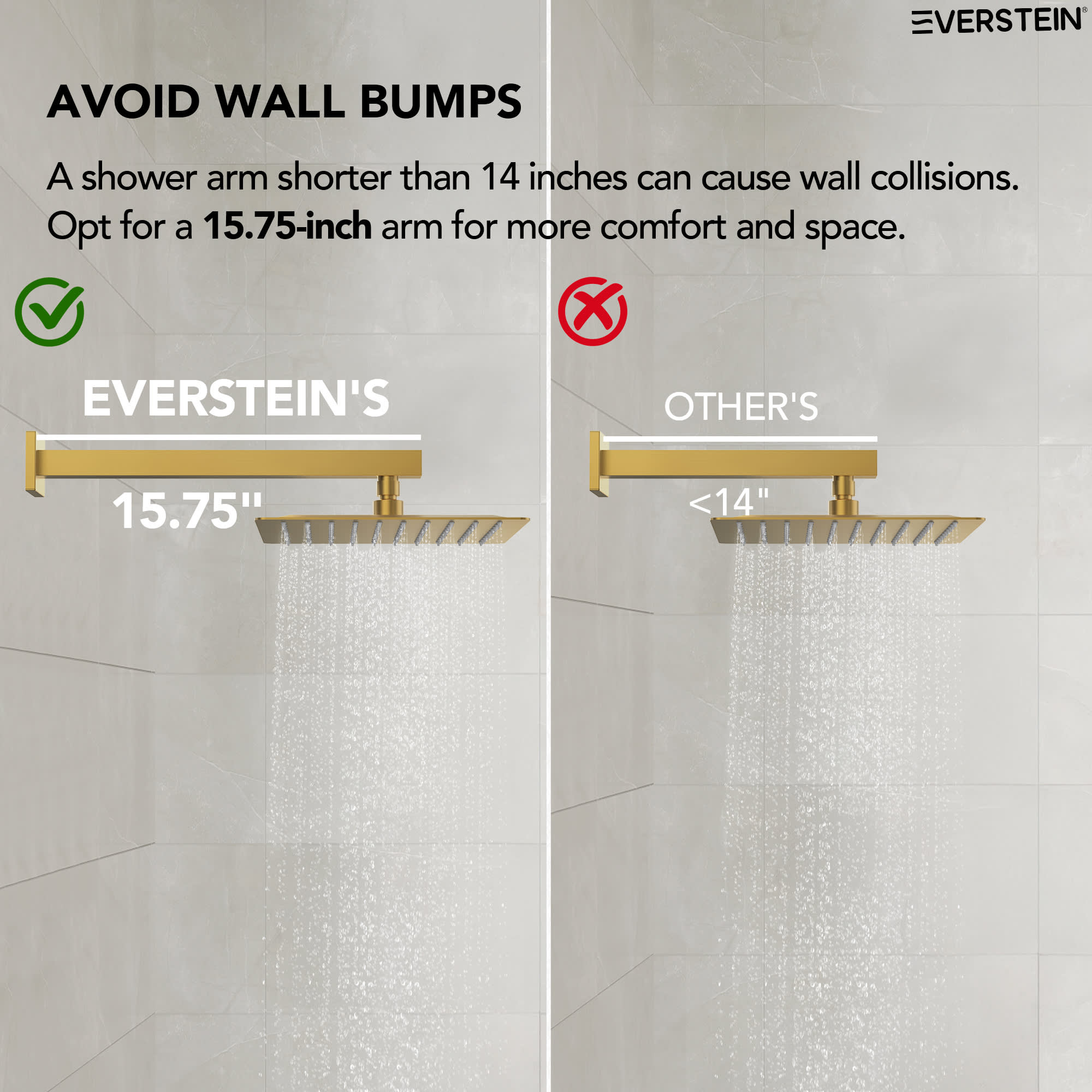 EVERSTEIN SFS-1032-GD12 Tub-Shower-Faucets - View #8