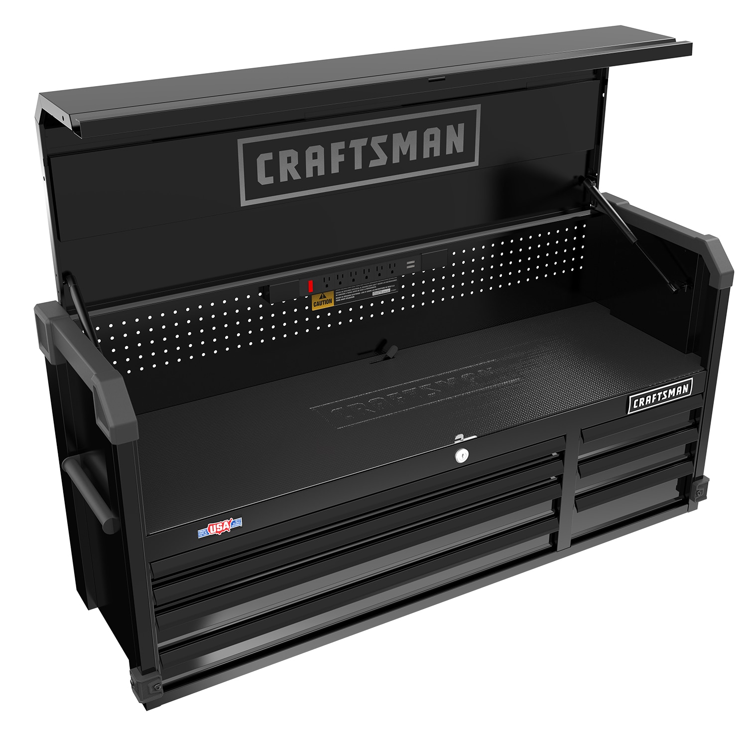 CRAFTSMAN 1000 Series 26-in W X H 5-Drawer Steel Tool Chest (Black ...