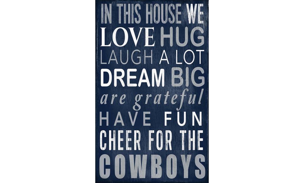 Fan Creations Dallas Cowboys 19-in H x 11-in W Sports Print in the Wall Art  department at