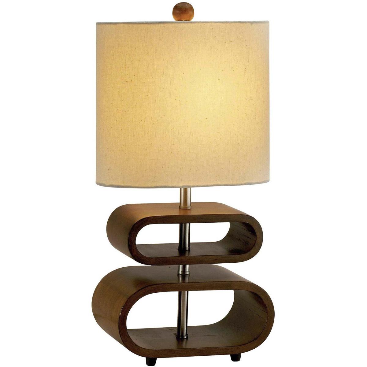 Adesso 211551 3202-15 Rhythm 19.5 inch 60 watt Walnut Table Lamp Portable Light