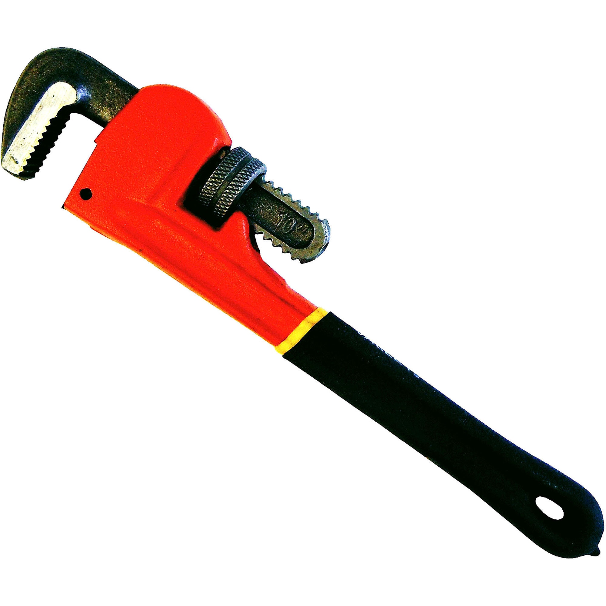 Valley 10 Inch Heavy Duty Pipe Wrench Steel Jaws Matte Grip #22710