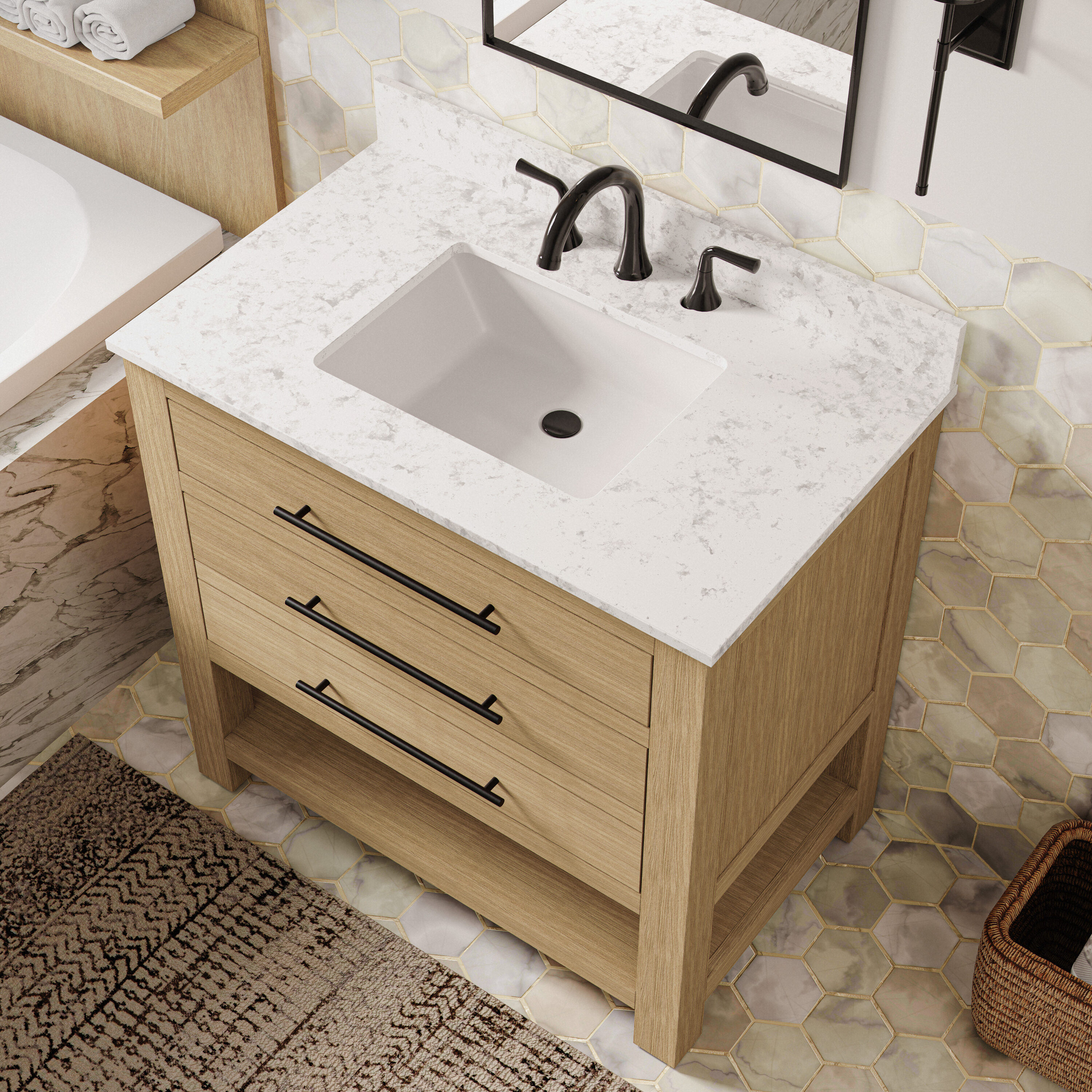 allen + roth LWS36KNTLN Bath-Vanity-Combo - View #6