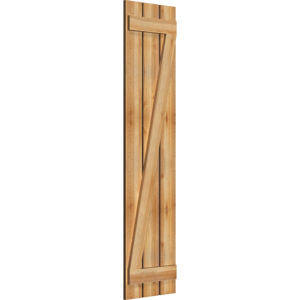 Ekena Millwork RBS06Z17X069RWR Exterior-Shutters - View #2