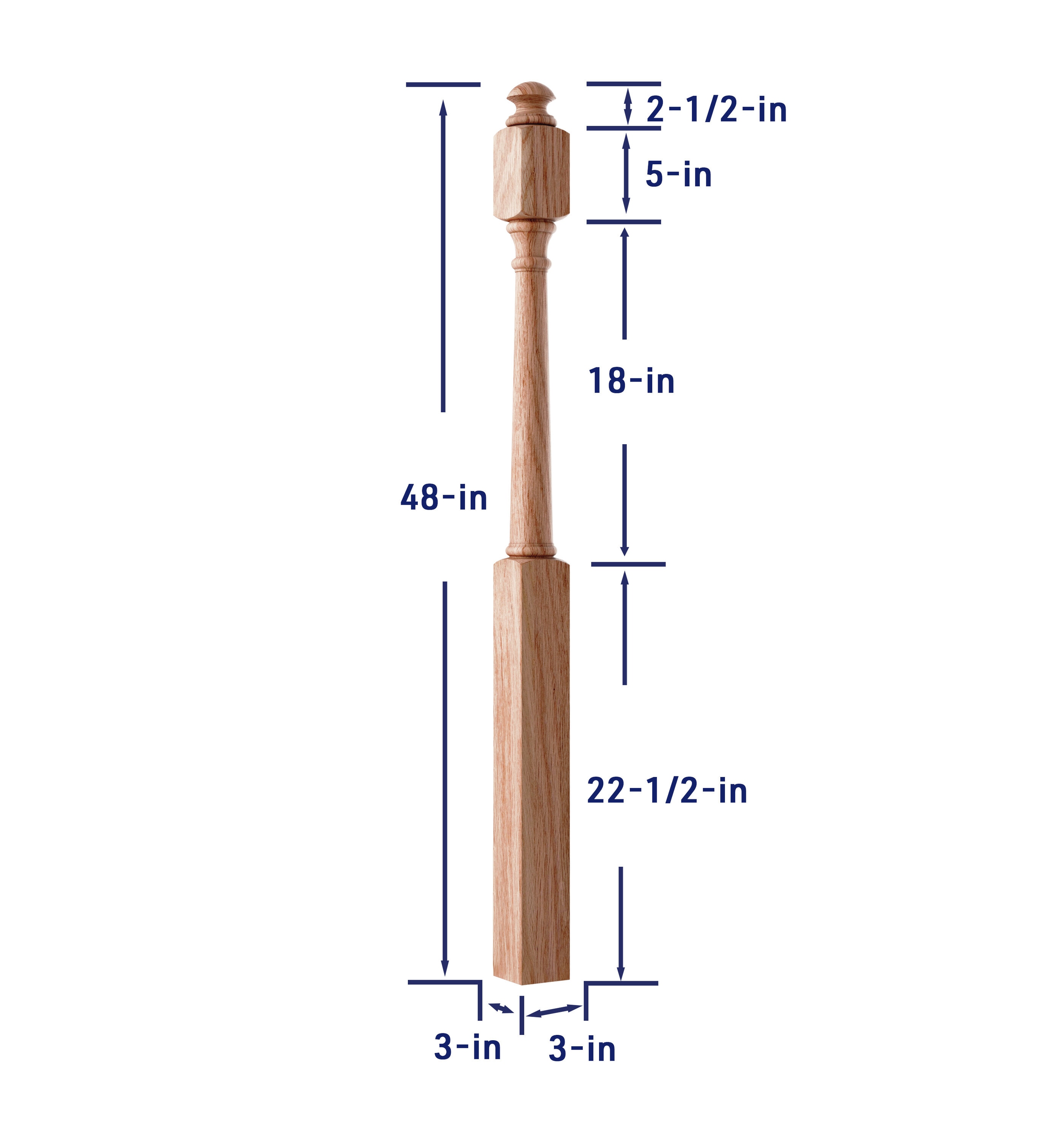 Crown Heritage 4414041 Interior-Stairpart-Newel-Posts - View #4