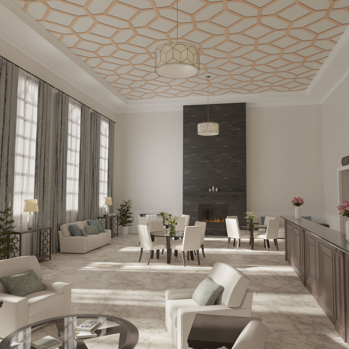 Ekena Millwork CELW67X67X0375CAMAL Wall-Panels - View #8