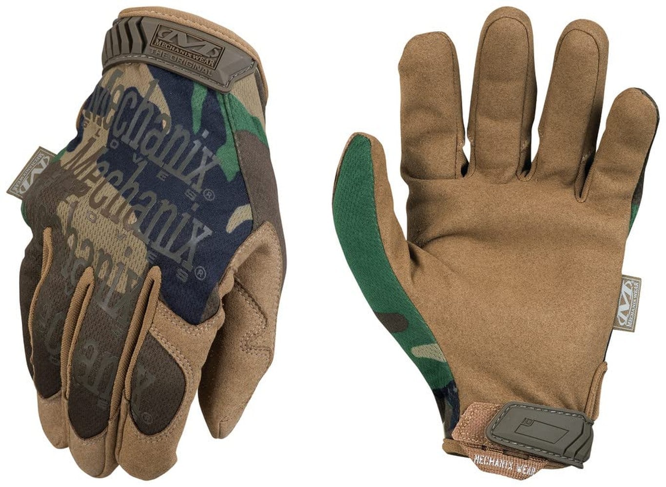 MECHANIX WEAR MECHNX MECMG-77-012 MECHNX - Original Woodland Camo Tactical Gloves (XX-Large Camouflage)