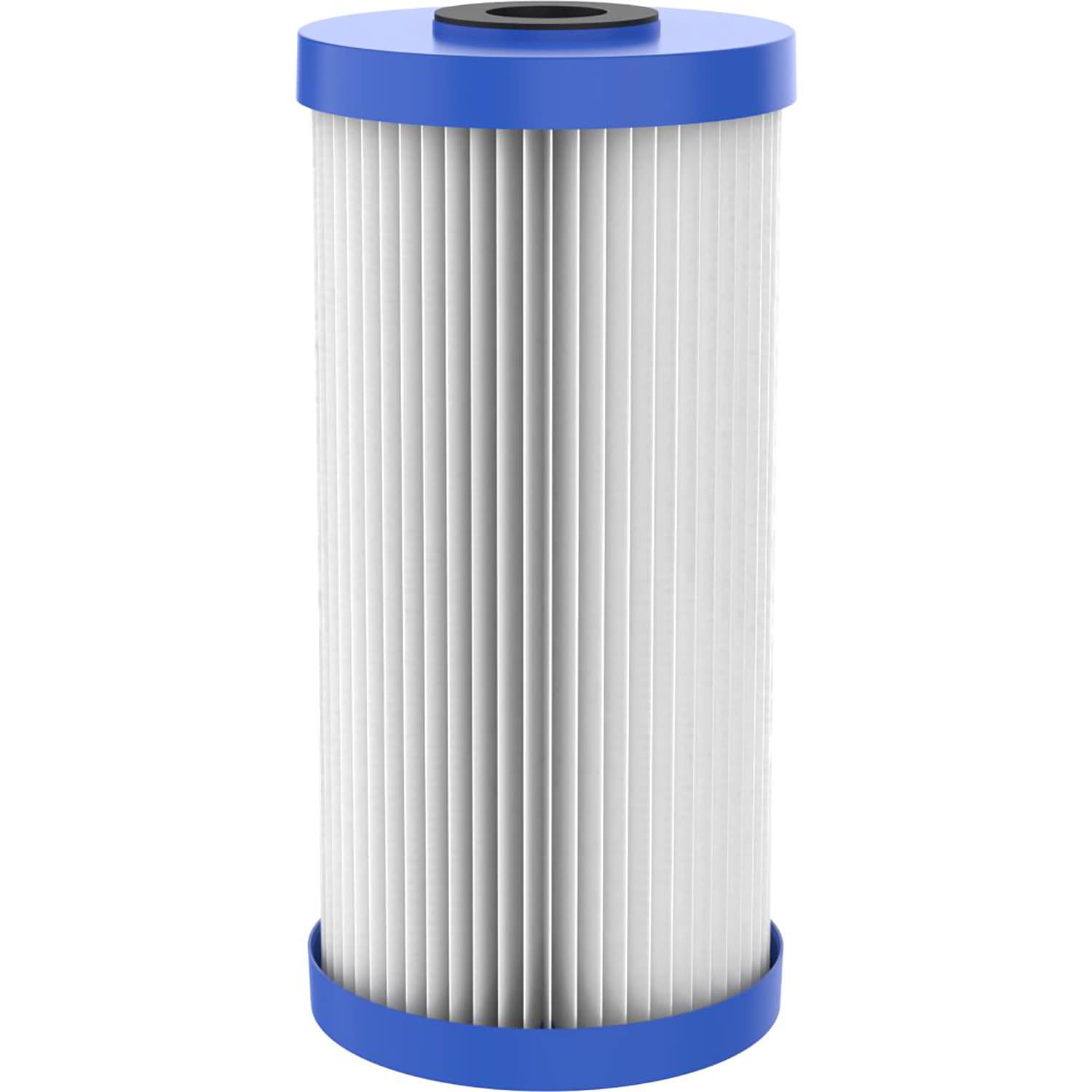 10-Inch White Pleated Polyester Sediment Water Filter Cartridge