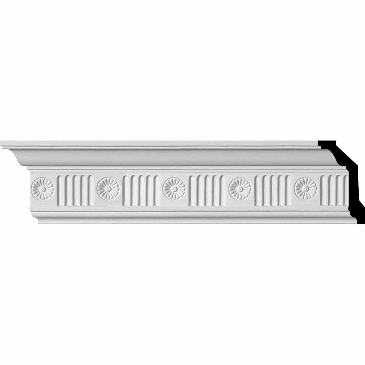 Ekena Millwork MLD03X02X03ED-CASE-2 Edwards 2-5/8-in x 7-ft 10-1/2-in Primed Urethane MLD03X02X03ED-CASE-2 Crown Moulding 2 -Pack