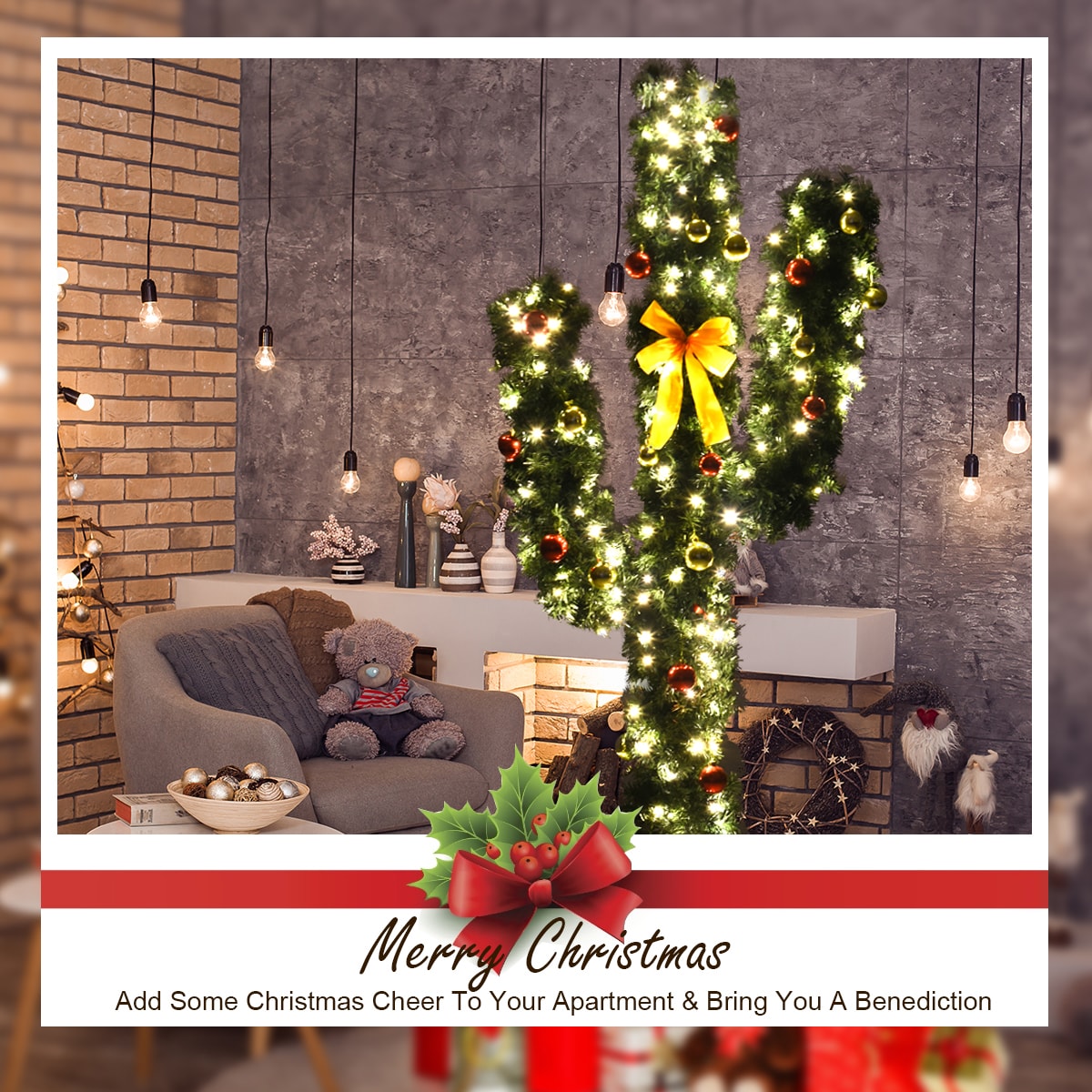 Costway CM20646 Artificial-Christmas-Trees - View #4