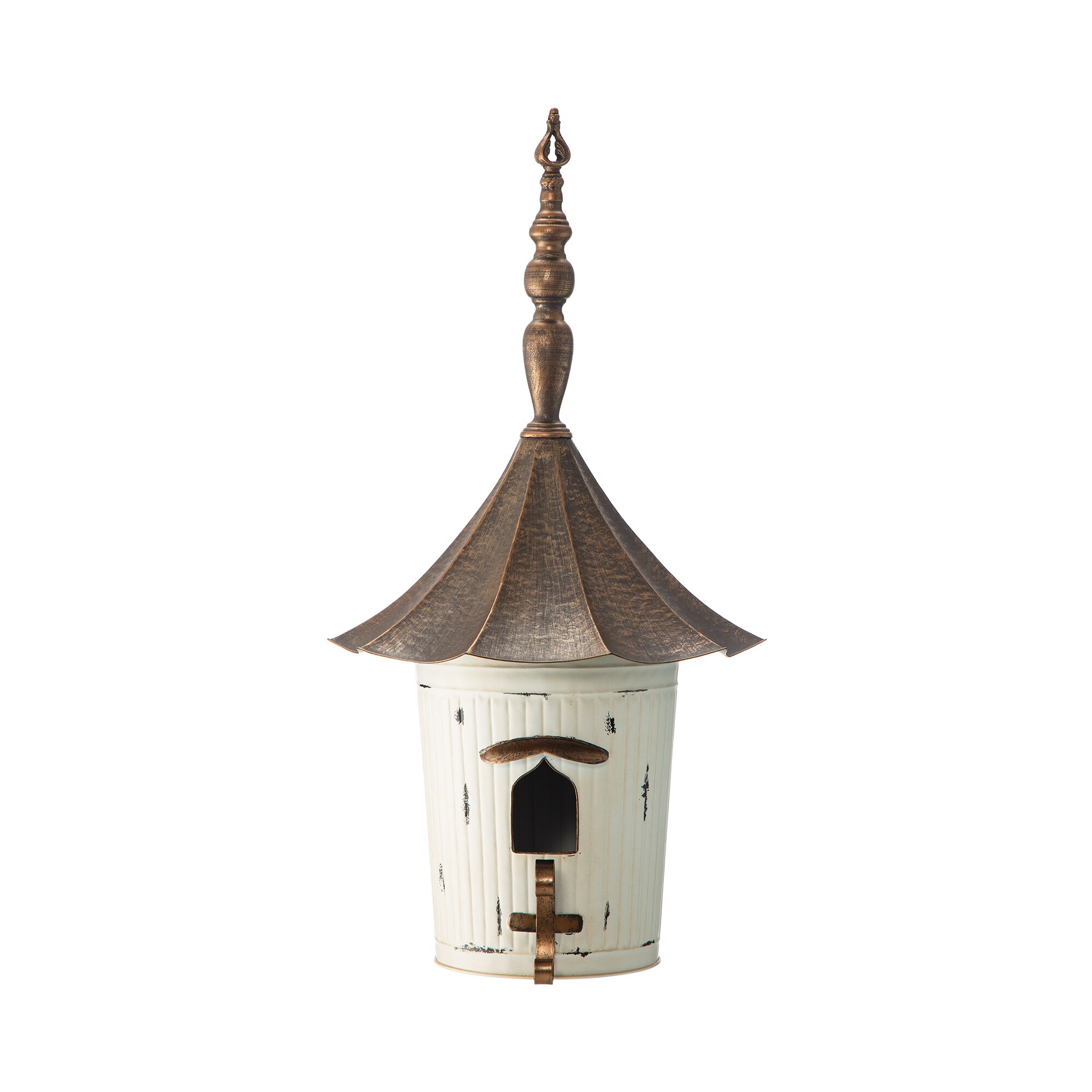 Glitzhome 2003100038 29.75-Inches H Multi Wood Decorative Bird House