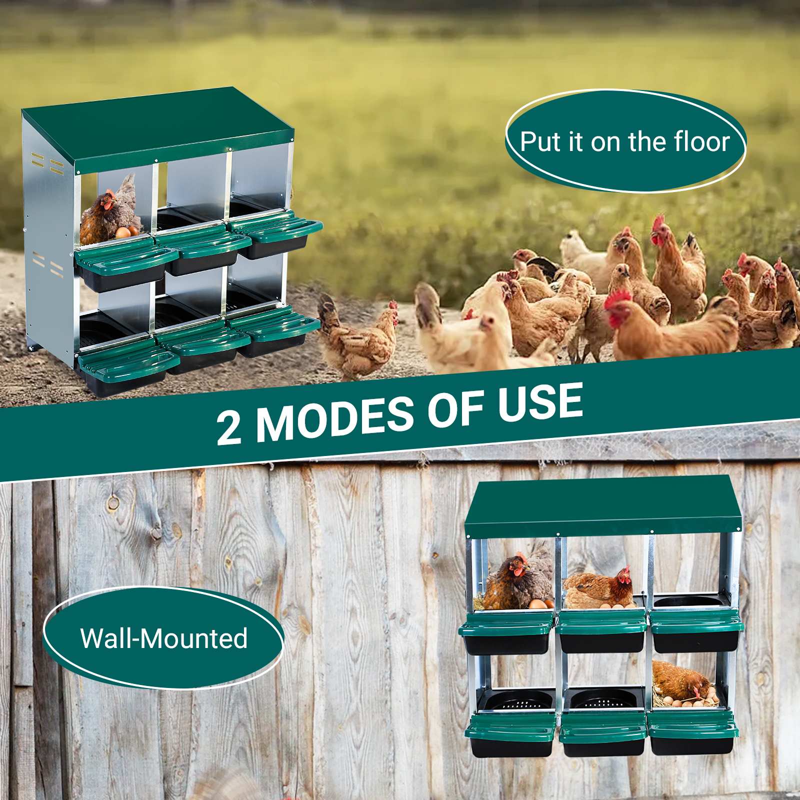 Qeetex NL-PHO-15FE0P1U Chicken-Coops-Rabbit-Hutches - View #2