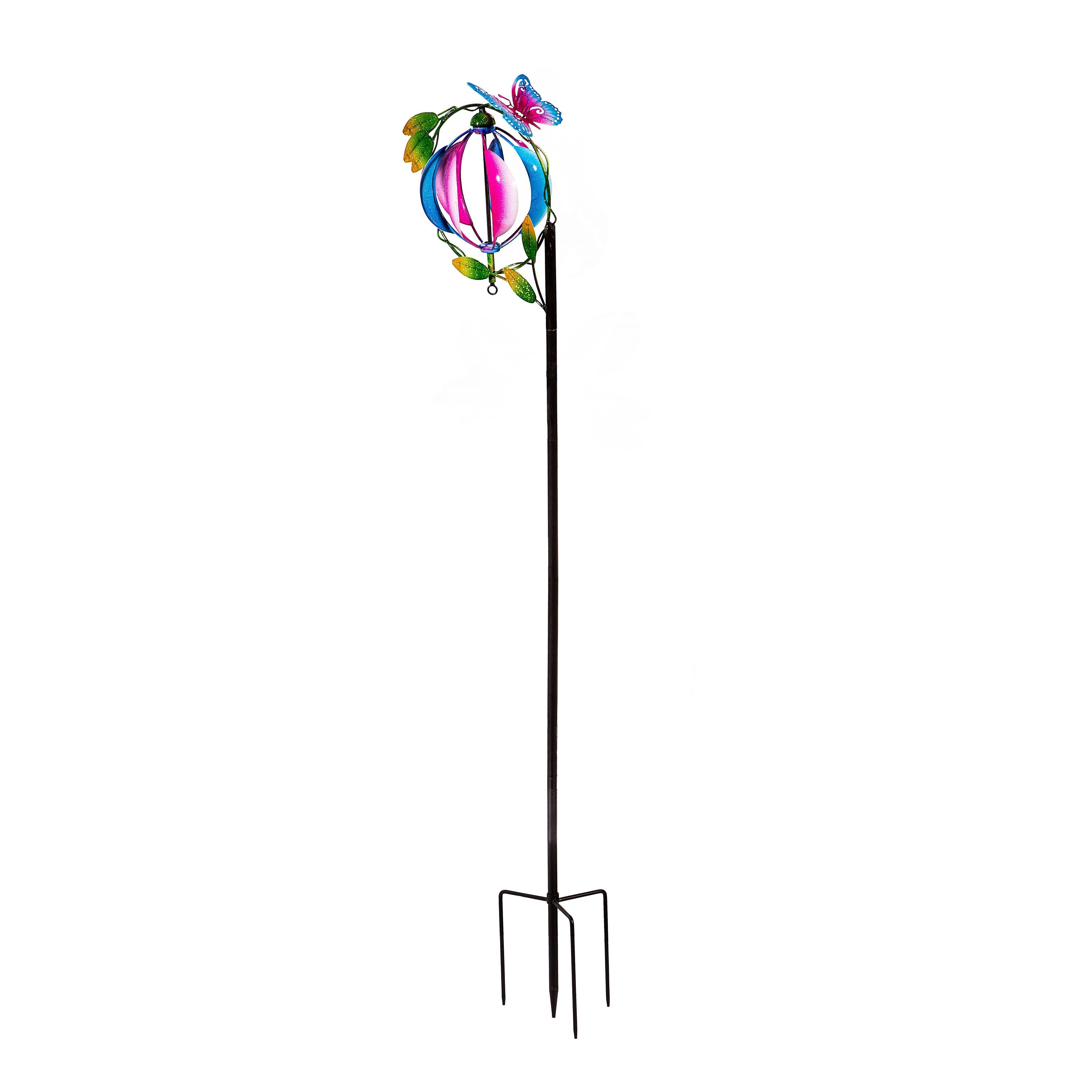 Evergreen Multi-color Aluminum Wind Spinner #47M5748