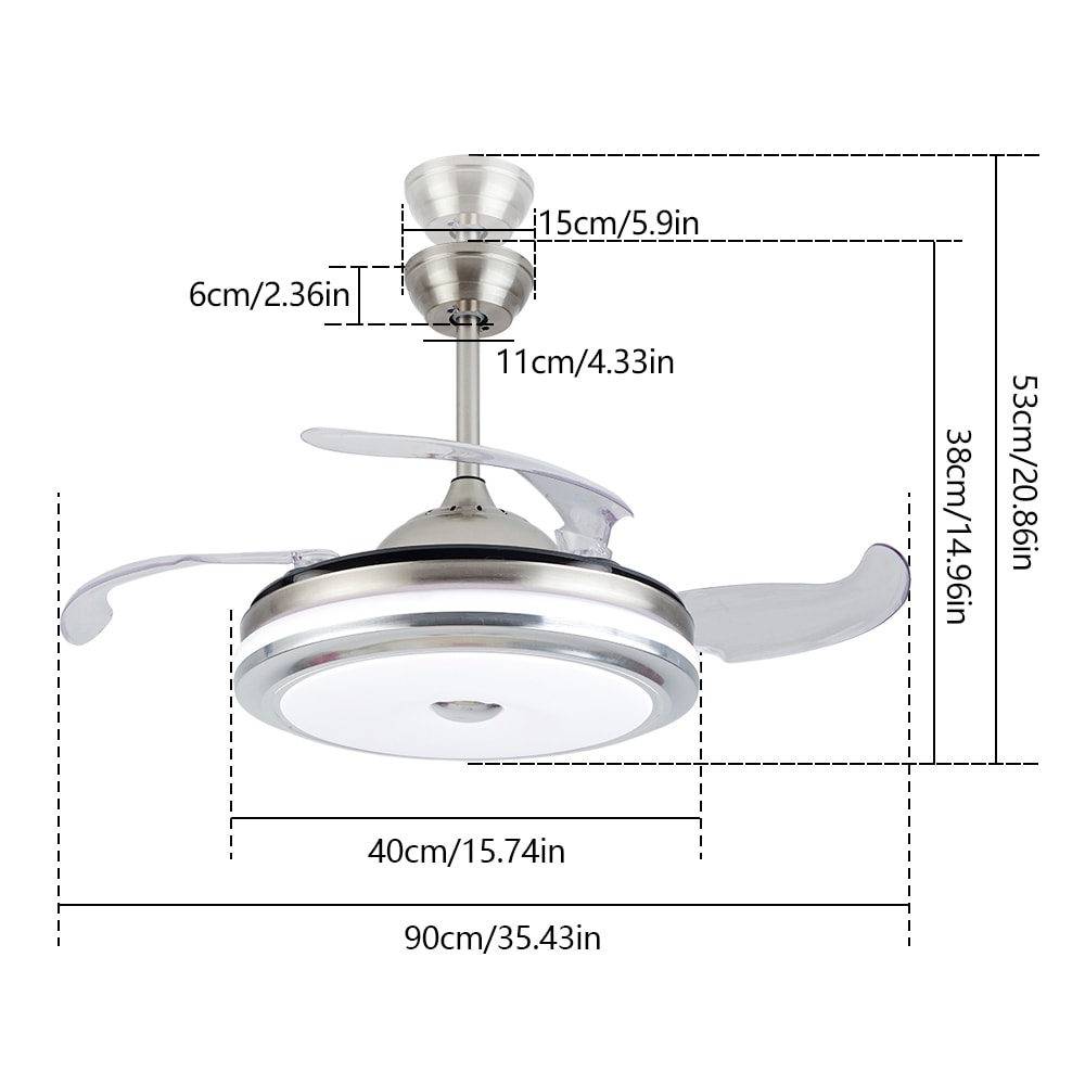Oukaning HG-HSYXF-1947-1 Ceiling-Fans - View #5