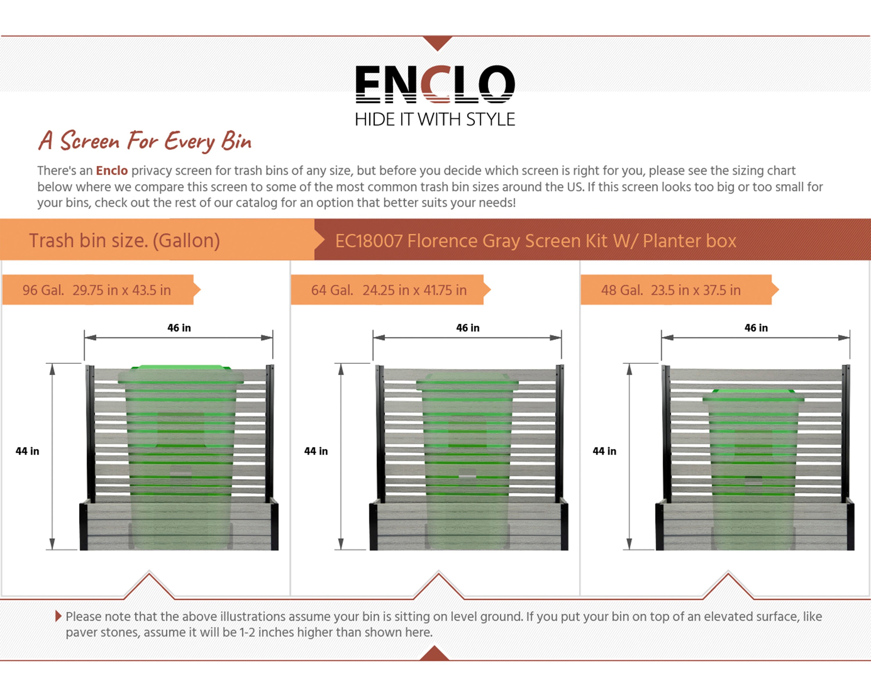 Enclo Privacy Screens EC18007 Outdoor-Privacy-Screen - View #8