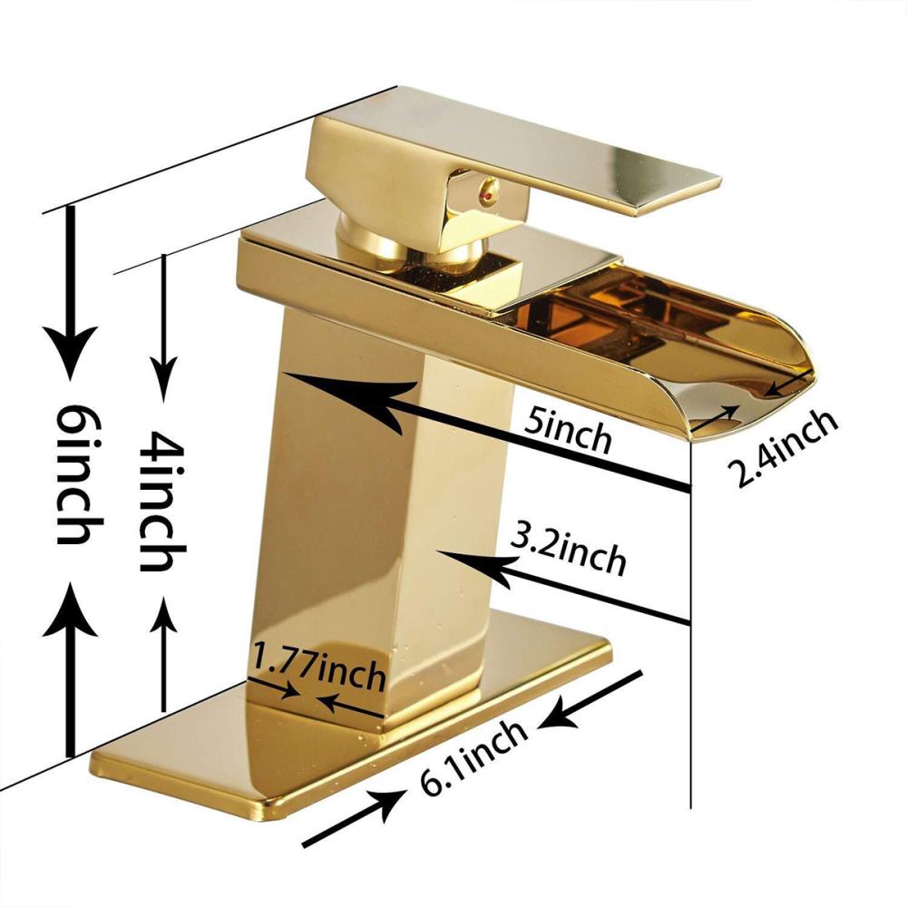 KINWELL A-96009-GOLD Lavatory-Faucets - View #2