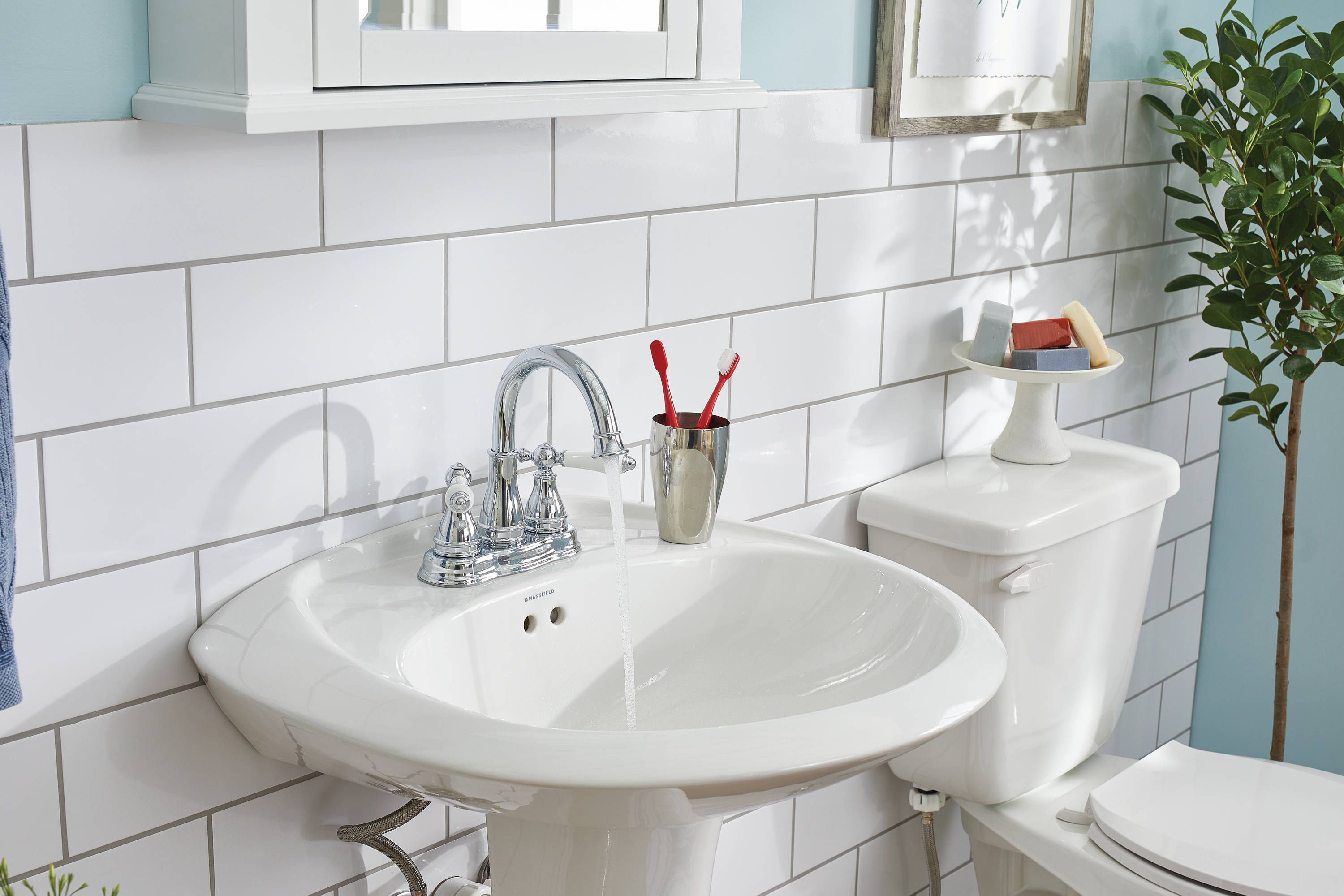 Mansfield 349-4 Complete-Pedestal-Lavatories - View #7