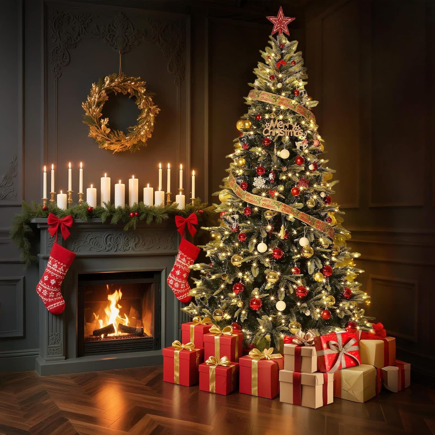 Qeetex LSACT-QH-35HQK65G Artificial-Christmas-Trees - View #5