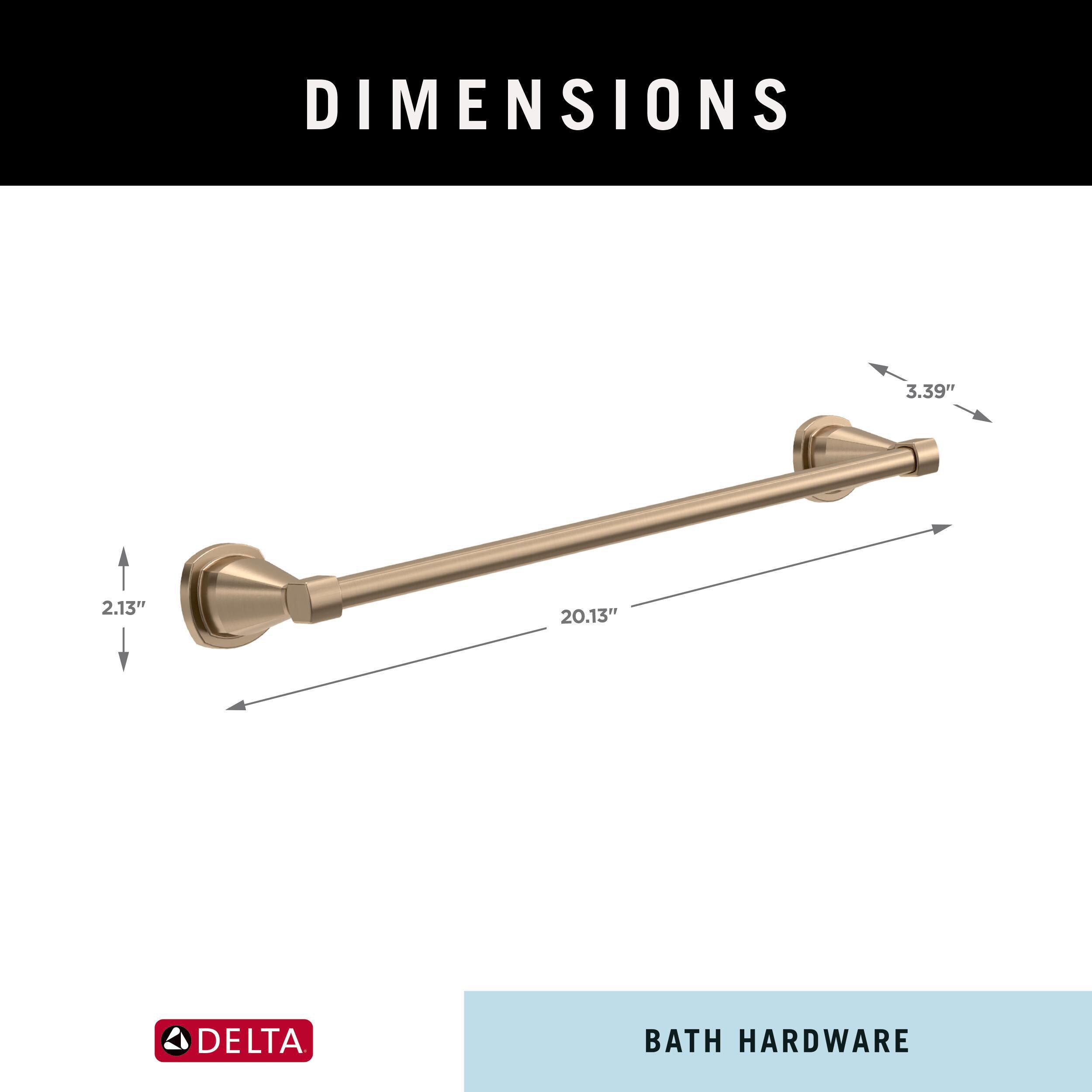 Champagne Bronze 18" Wall Mounted Towel Bar