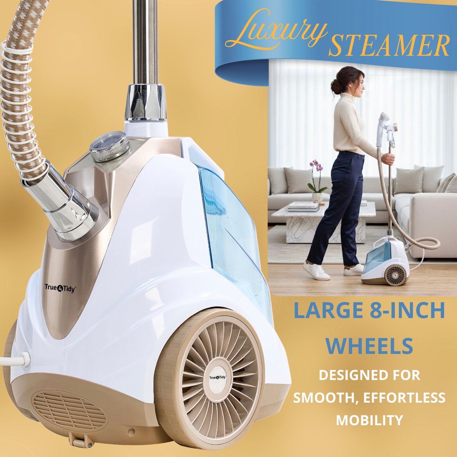 Salav Q5 CHAMPAGNE Fabric-Steamers - View #6
