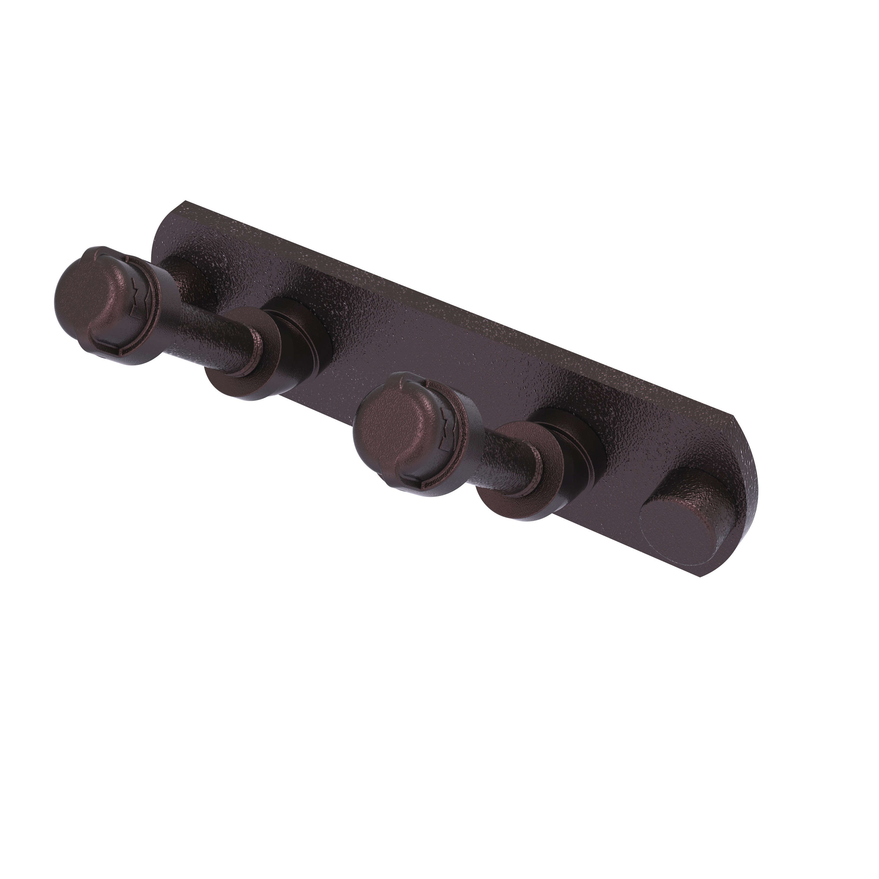 Allied Brass P-300-HK-2-ABZ Pipeline Antique Bronze Double -Hook Wall mount Towel Hook