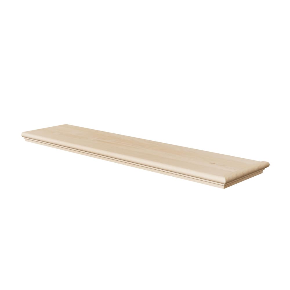 Stairtek 11.5-in x 42-in Unfinished White Oak Stair Tread