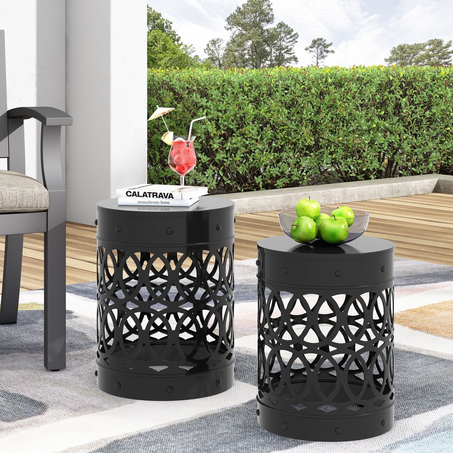 Streamdale Furniture 73606.00BLK Patio-Tables - View #3
