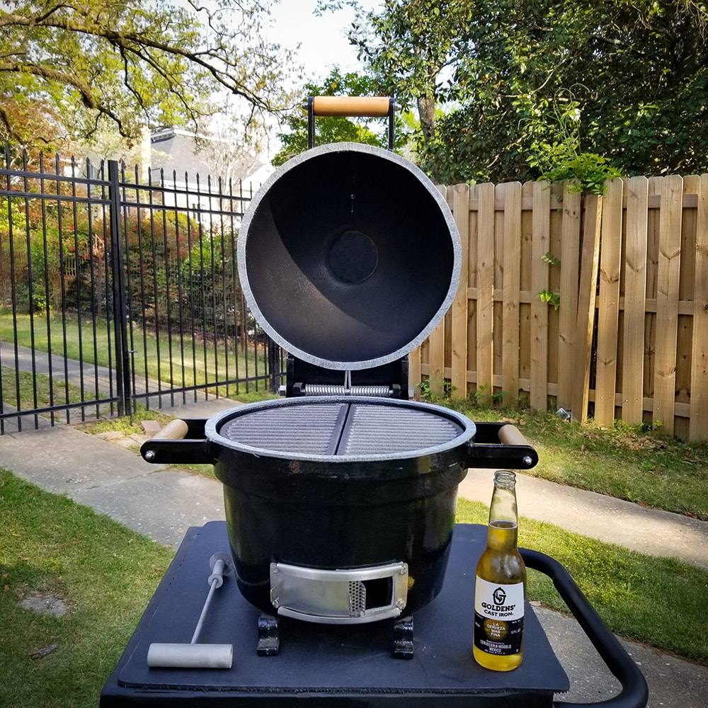 Goldens' Cast Iron 13607 Charcoal-Grills - View #3