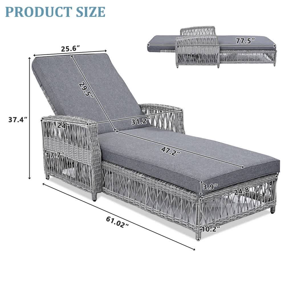 Coolbibila BELLA-CHAISE-GRAY Chaises-Settees - View #3