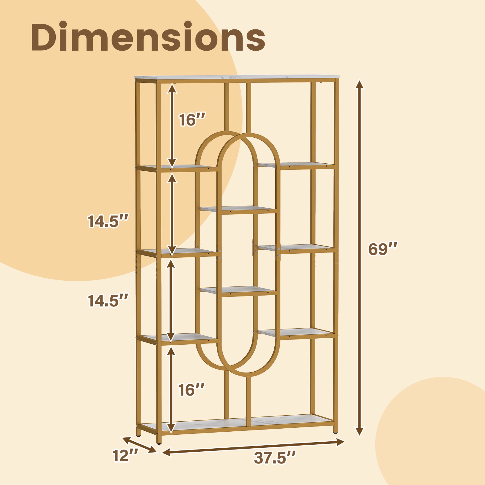 SUGIFT ZMLW014SUGHY2084 bookcases - View #3