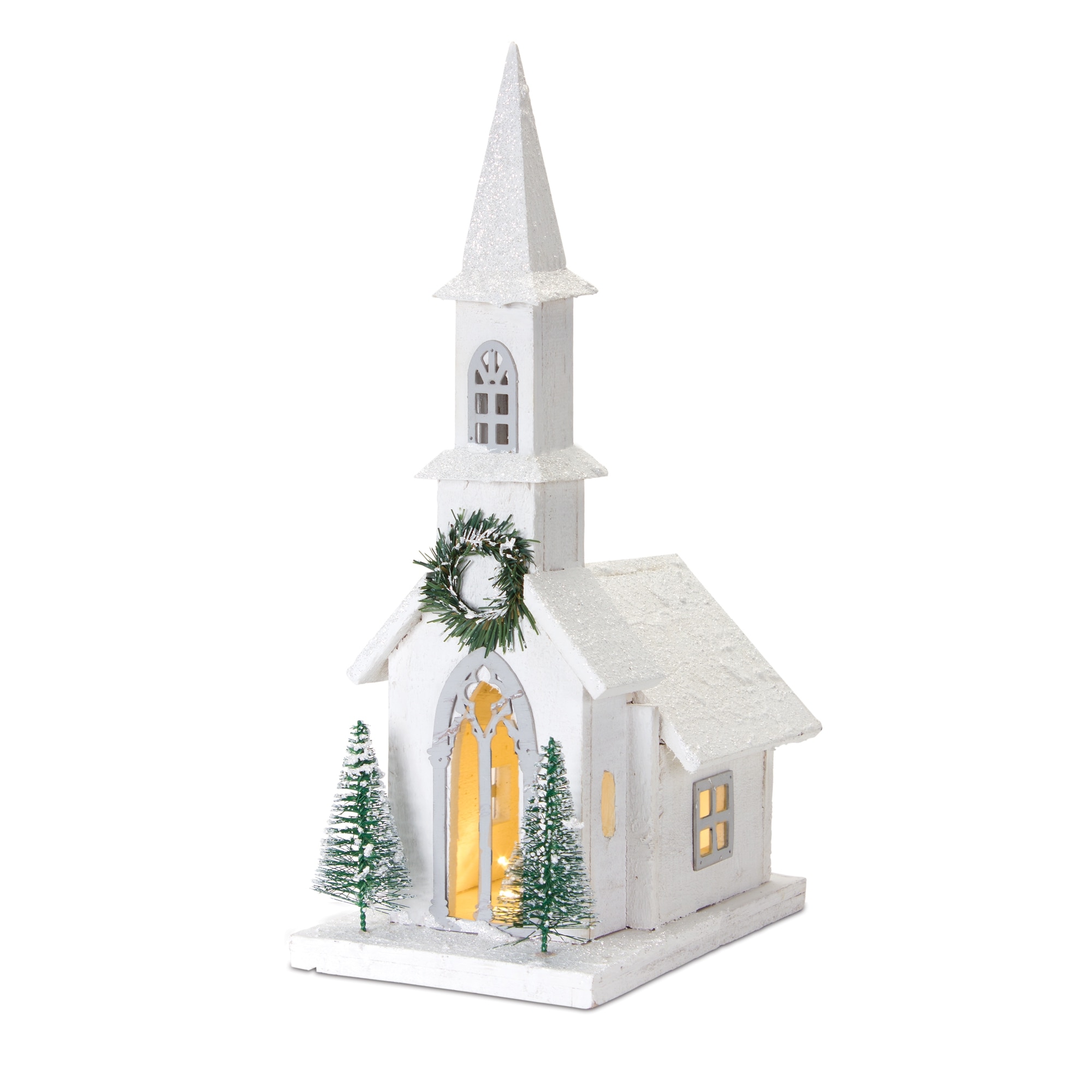 Melrose International 77551DS 19.5-in Lighted Decoration Battery-operated Christmas Decor