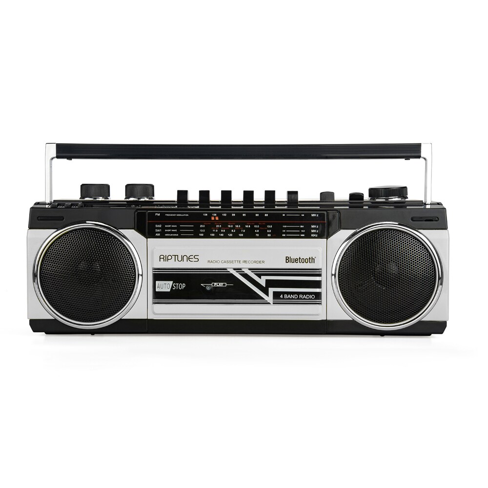 Riptunes WRACR400S697 Boombox Silver