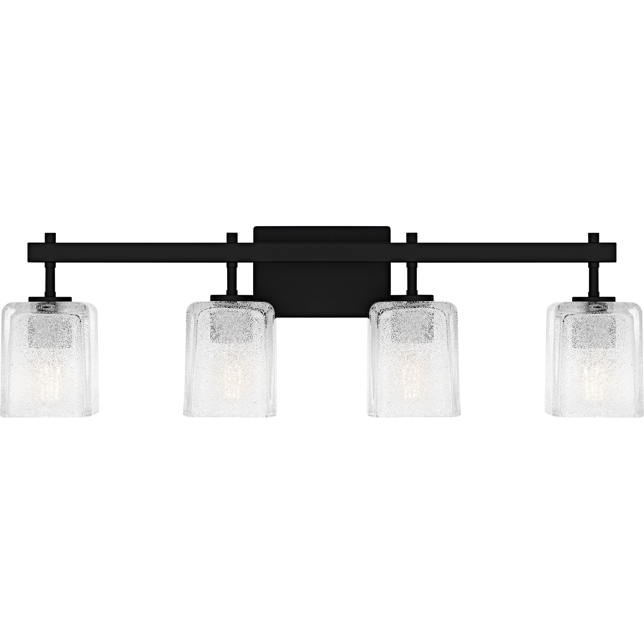 Quoizel Brenthouse 31.5-in 4 Light Matte Black Modern/contemporary Bathroom Vanity light
