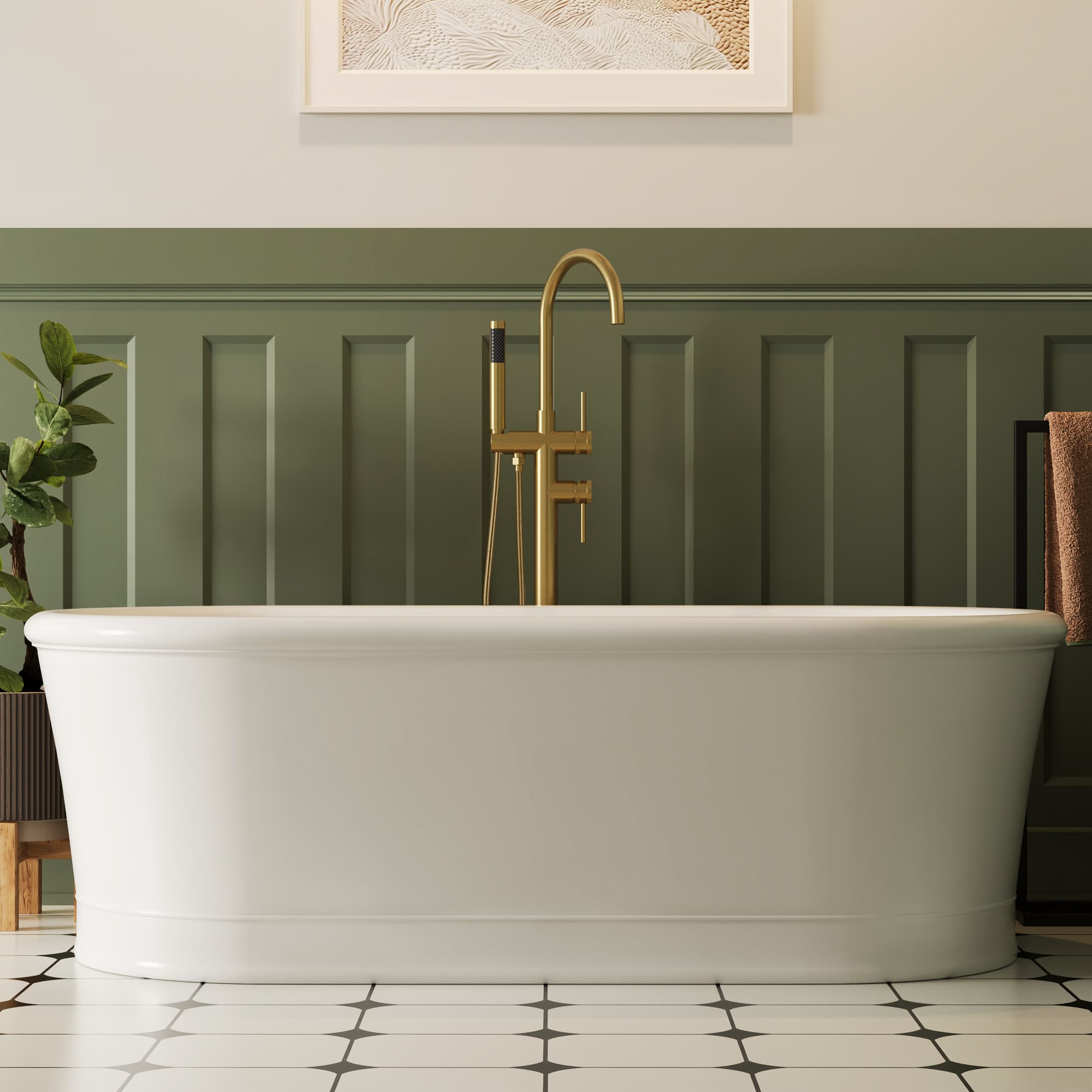 EVERSTEIN SFS-1093-GN Roman-Tub-Faucets - View #4