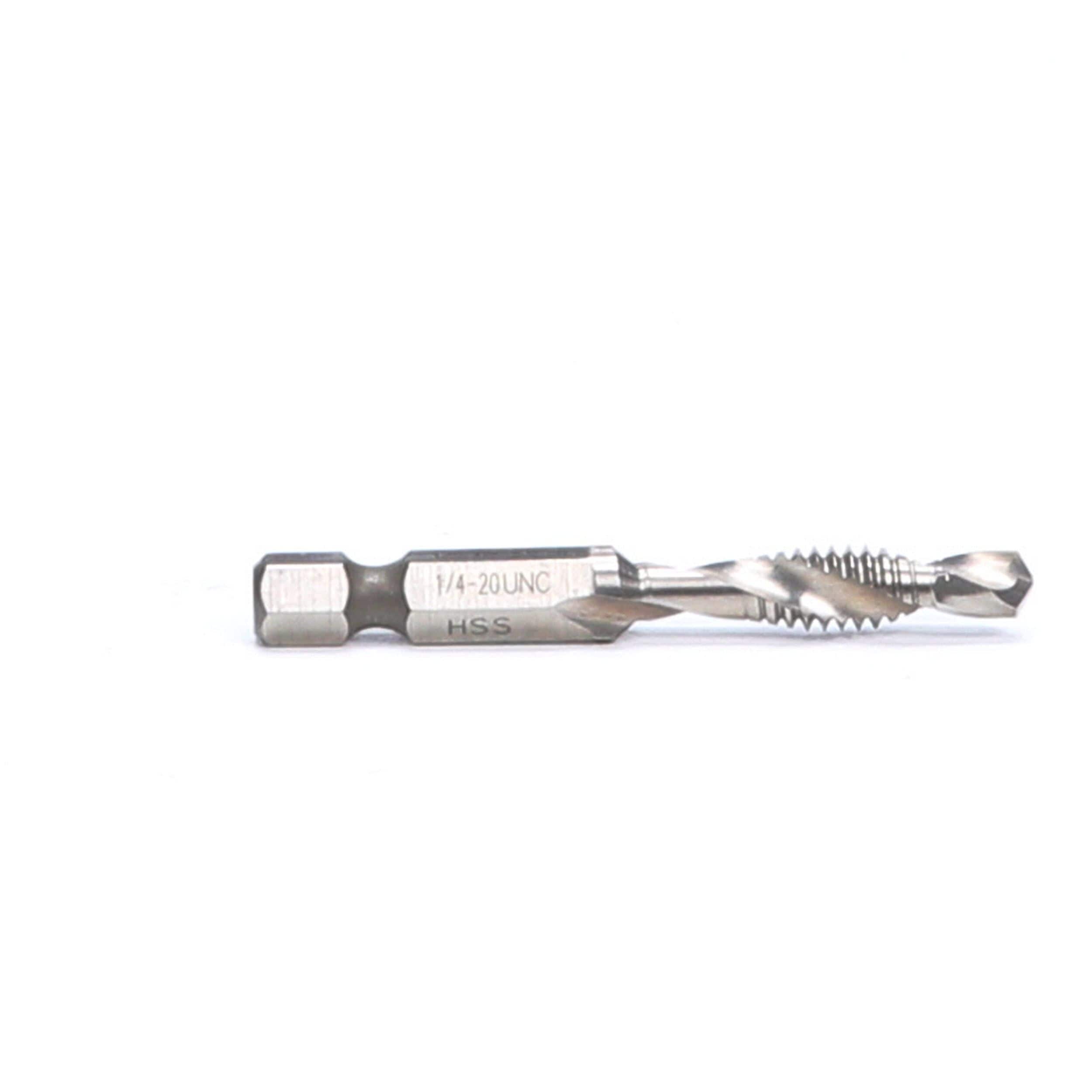 Details about 1/4" Combination Drill And Tap Bit Impact Ready 20 UNC dwadt1420 Details about 1/4" Combination Drill And Tap Bit Impact Ready 20 UNC dwadt1420