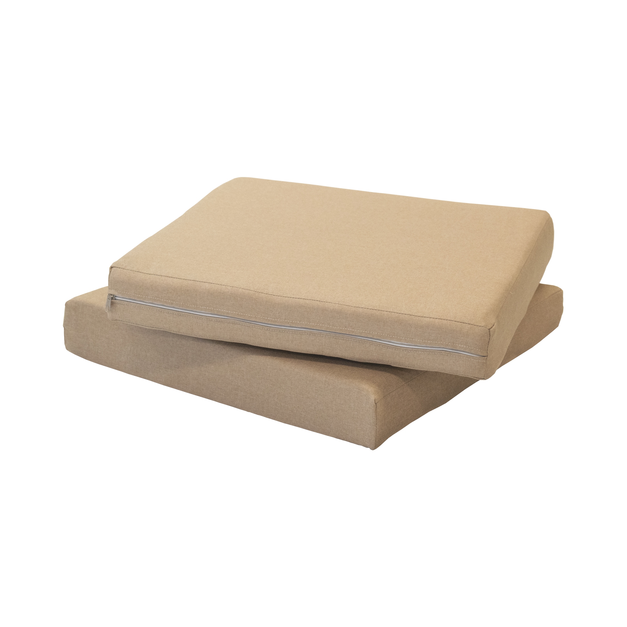 Westin Furniture OD3001-BG Delano 22-in x 21-in 2 -Piece Beige Patio sofa cushion