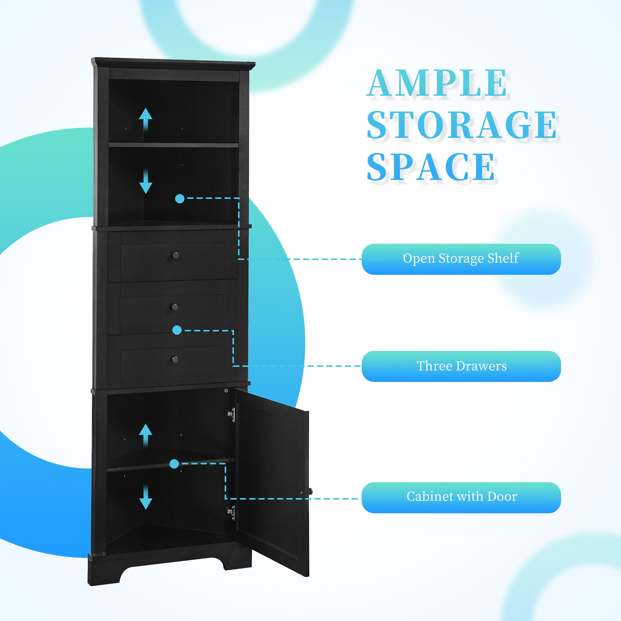 ModernLuxe L3P-N725P247409B Bathroom-Wall-Cabinets - View #5