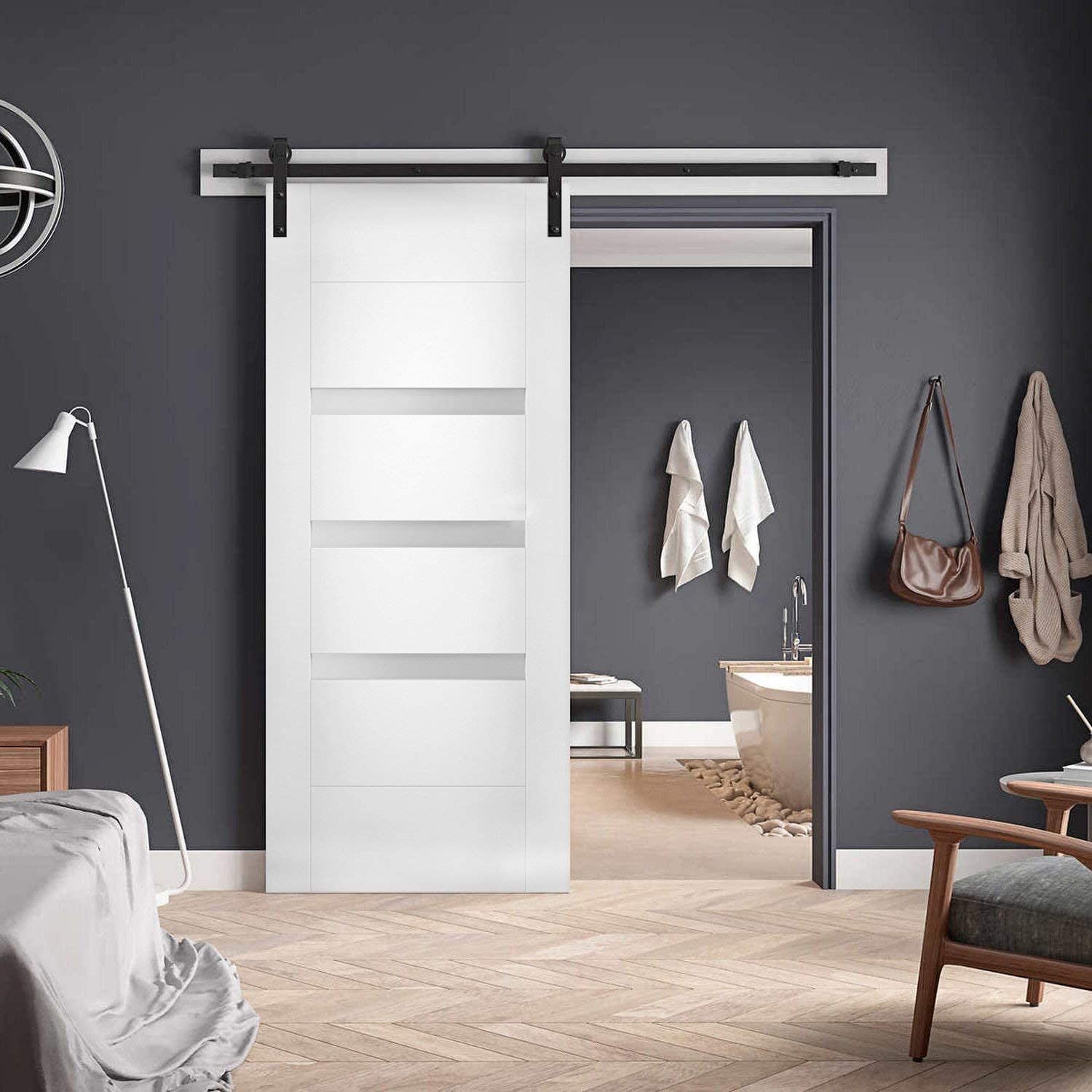 SARTODOORS SETE6900BD-B-WS-2896 Barn-Doors - View #5