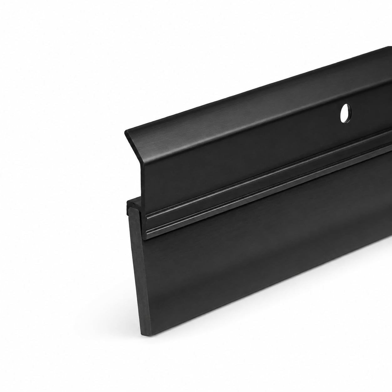 Randall Manufacturing Co., Inc V-63-BLK Heavy-Duty Door Sweep 36 in Black - Aluminum Frame with Long Vinyl Seal