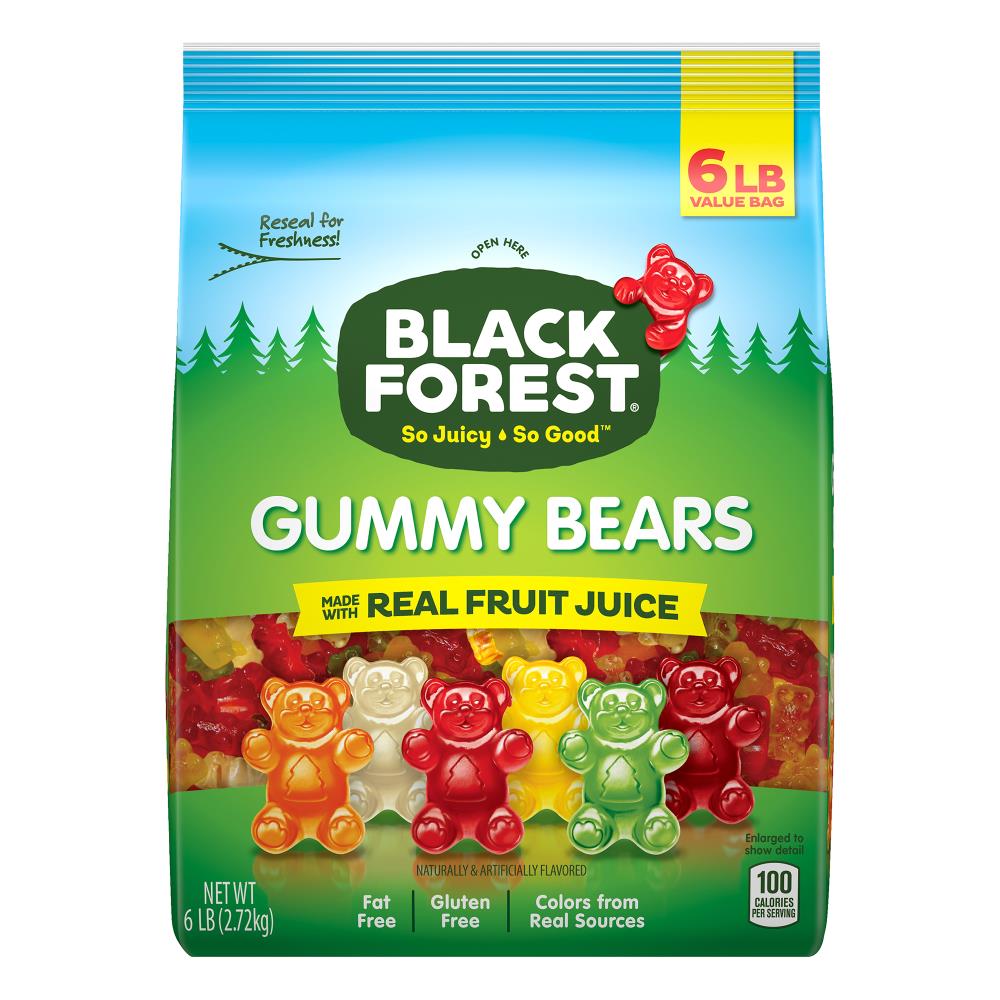 12 Colors / Flavors Gummy Bears by the pound or in bulk